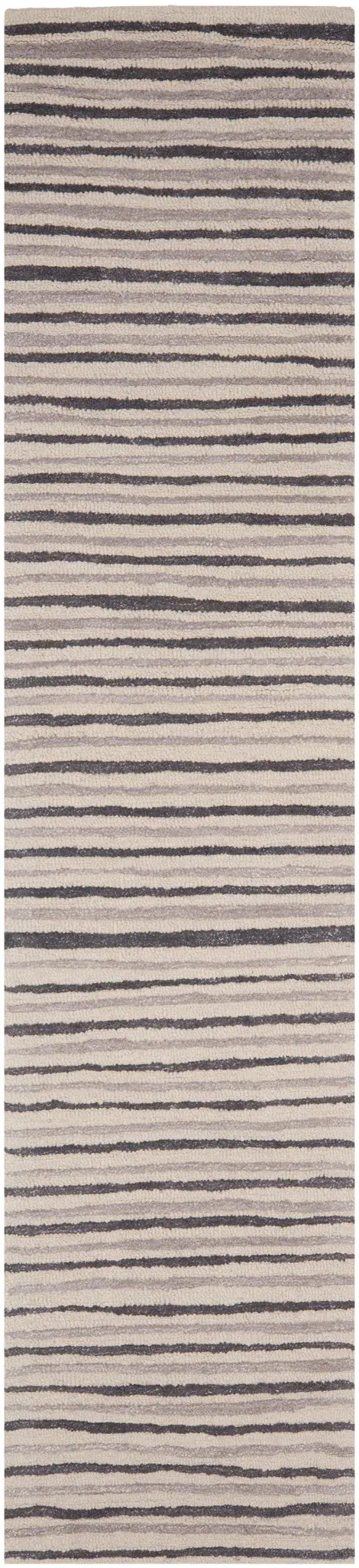 Martha Stewart Organic Stripe Hand-Tufted Outdoor Rug