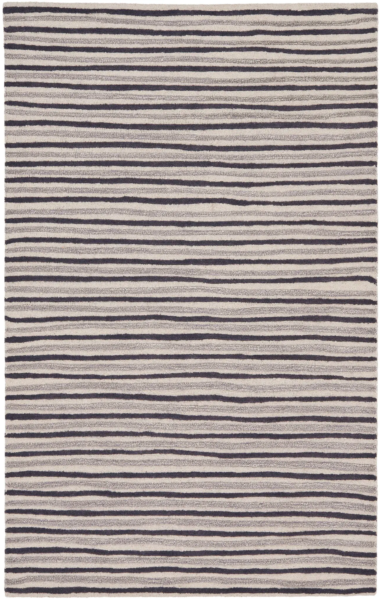 Martha Stewart Organic Stripe Hand-Tufted Outdoor Rug