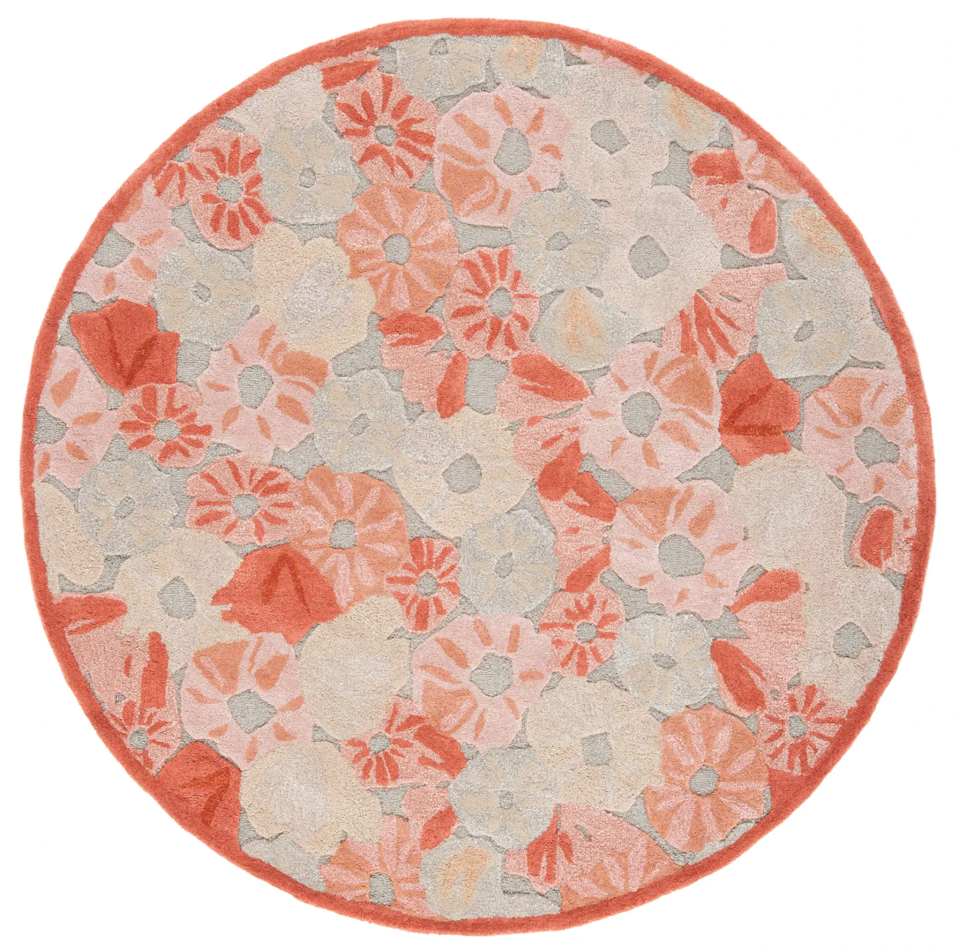 Martha Stewart Poppy Field Hand-Tufted Outdoor Rug