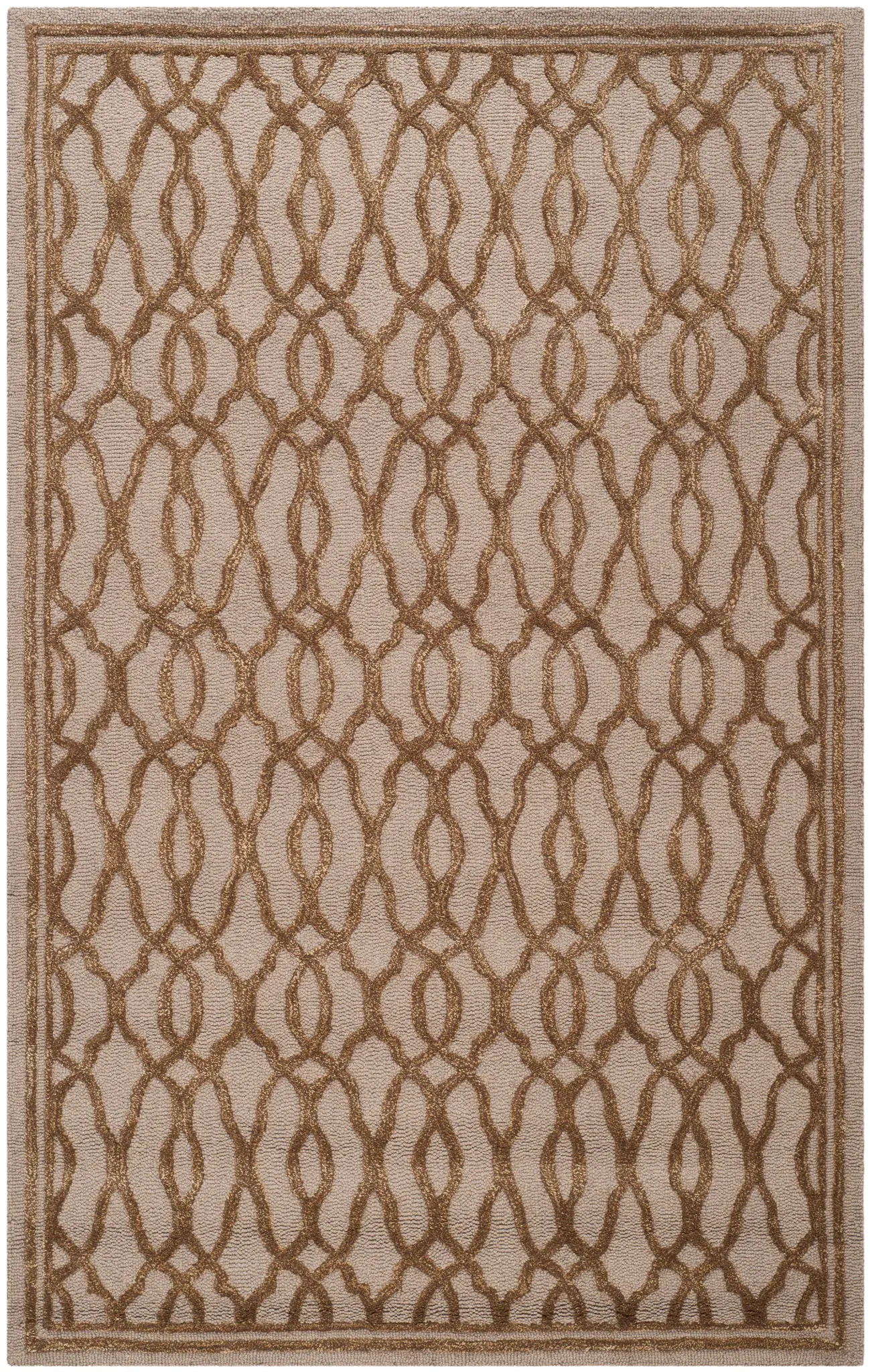 Martha Stewart Lattice Hand-Tufted Wool Outdoor Rug