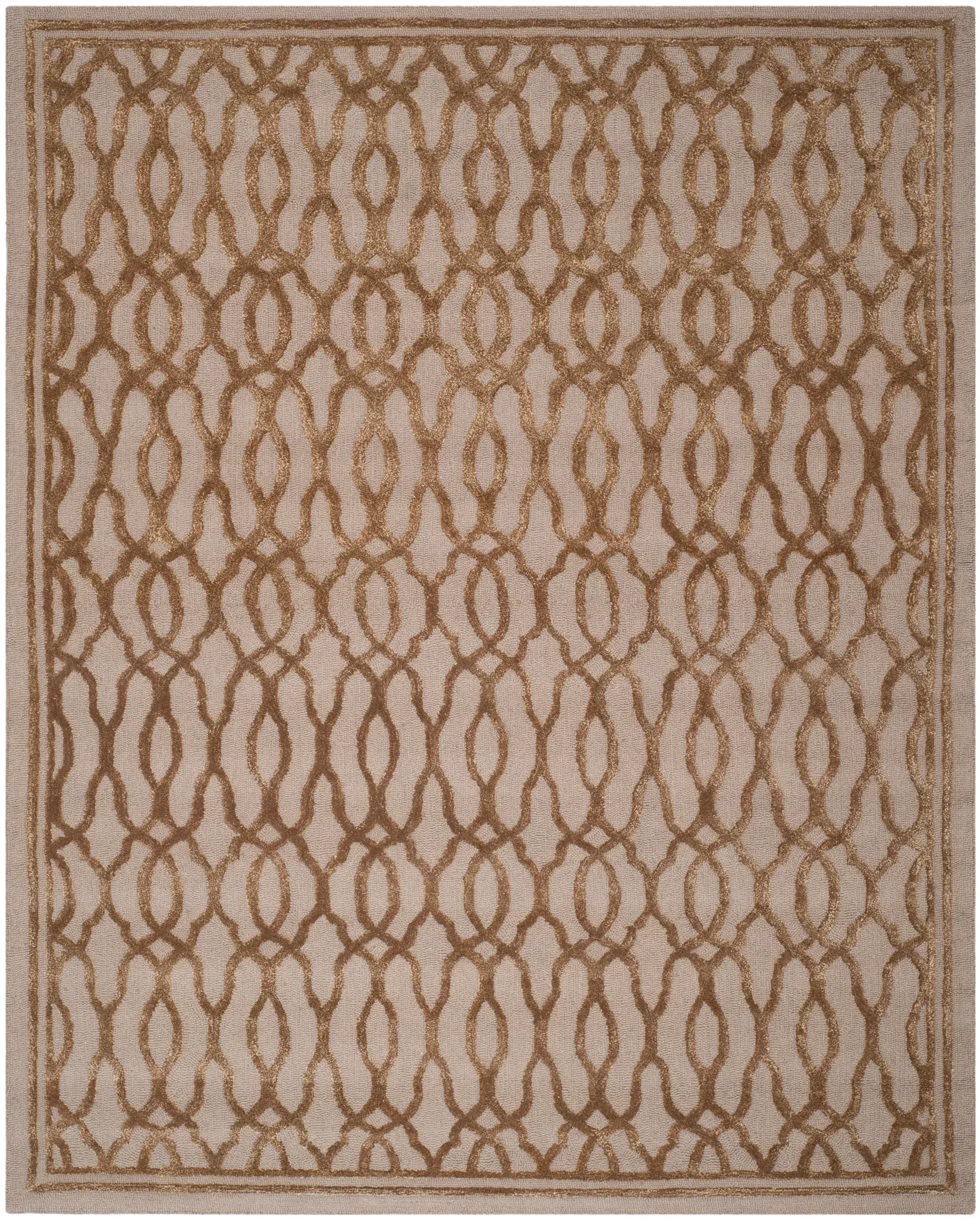 Martha Stewart Lattice Hand-Tufted Wool Outdoor Rug