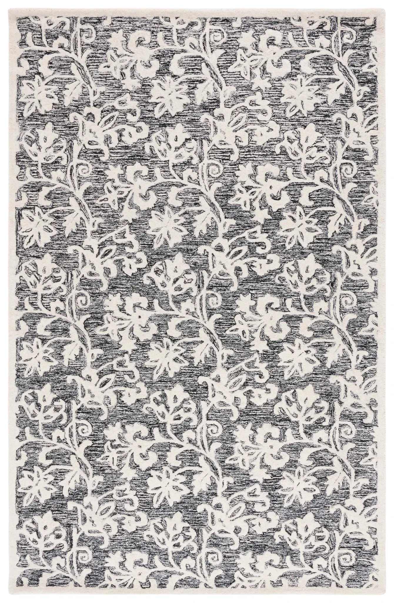 Martha Stewart Terrace Floral Vine Wool Outdoor Rug