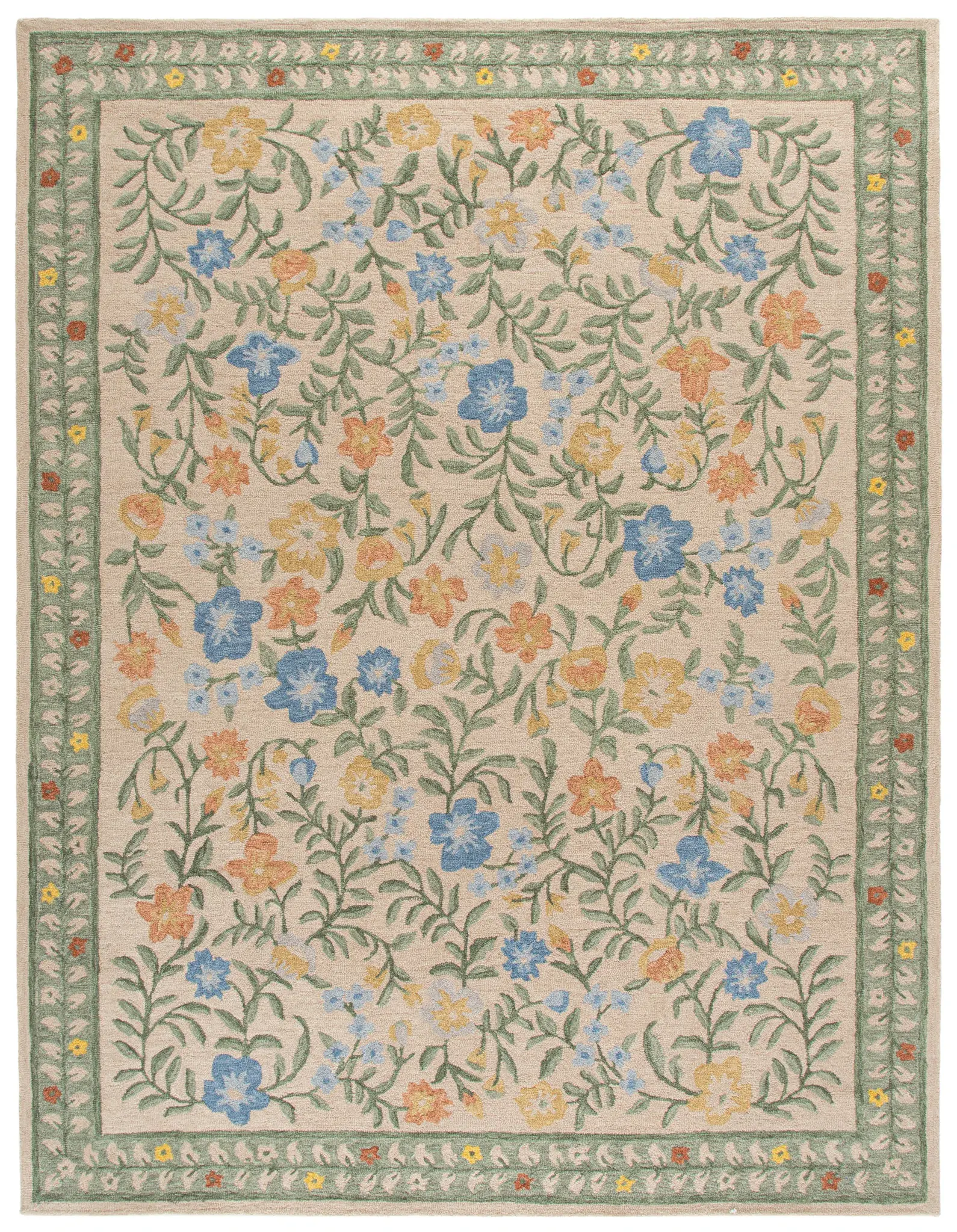 Martha Stewart Farmhouse Vine Hand-Tufted Wool Rug