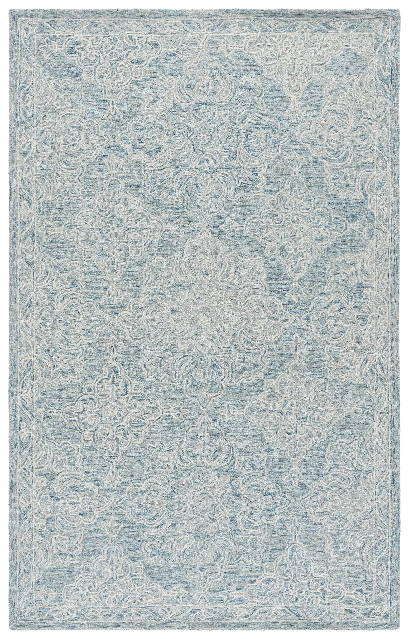 Martha Stewart Traditional Allover Floral Hand-Tufted Wool Rug