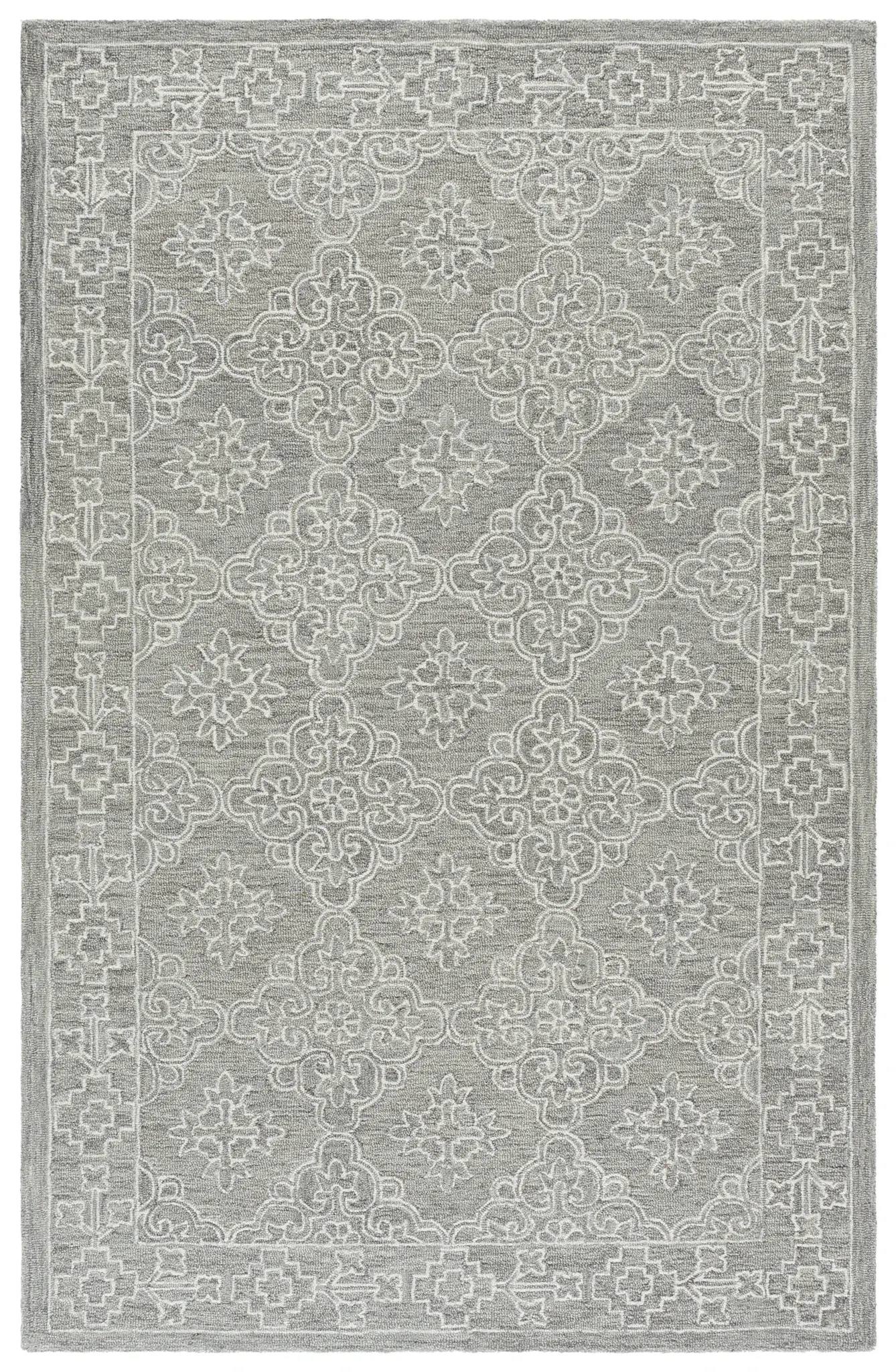 Martha Stewart Floral Trellis Hand-Tufted Wool Rug