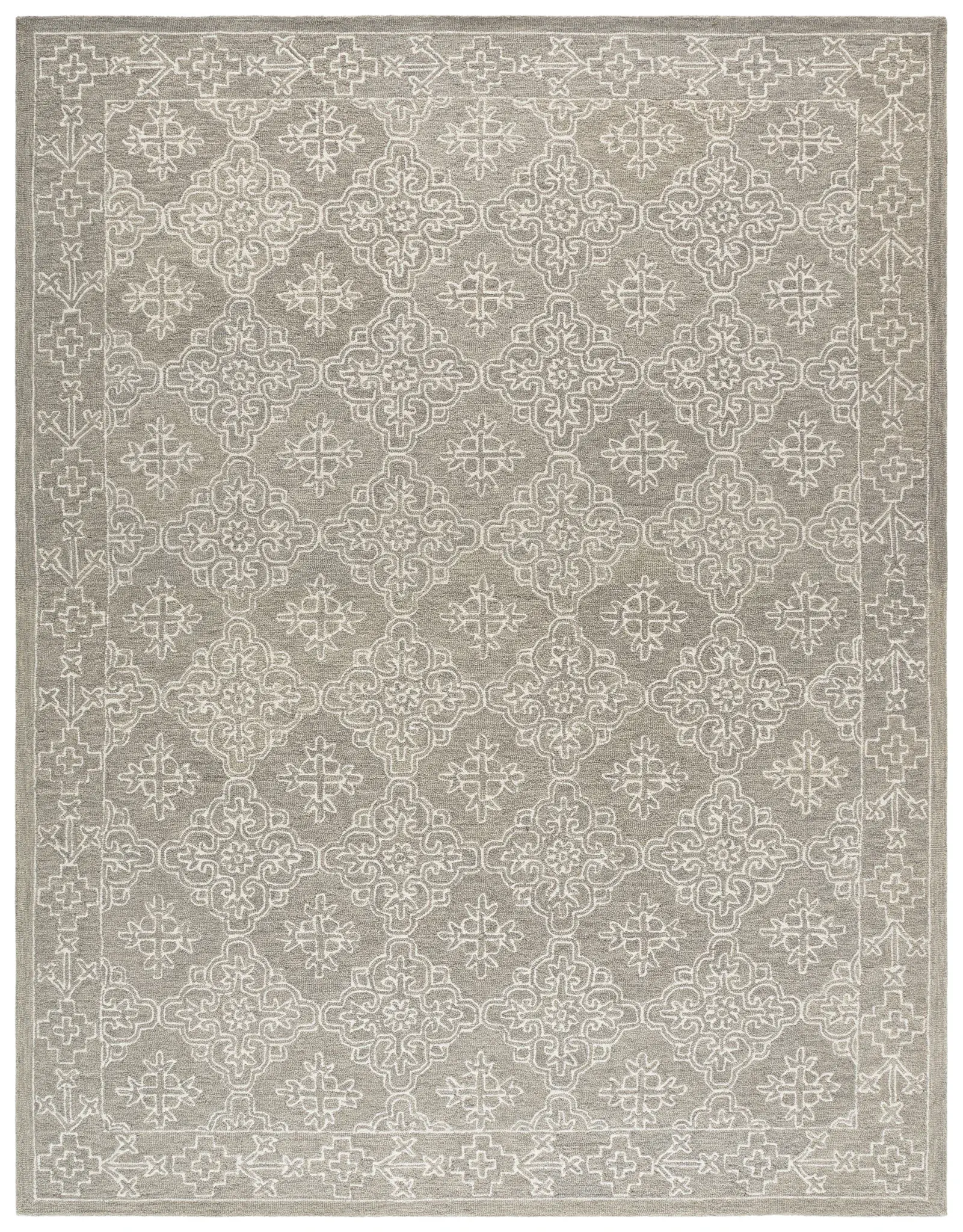Martha Stewart Floral Trellis Hand-Tufted Wool Rug
