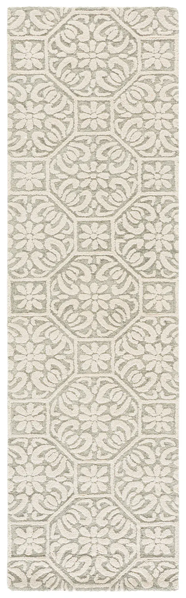 Martha Stewart Transitional Trellis Hand-Tufted Wool Rug
