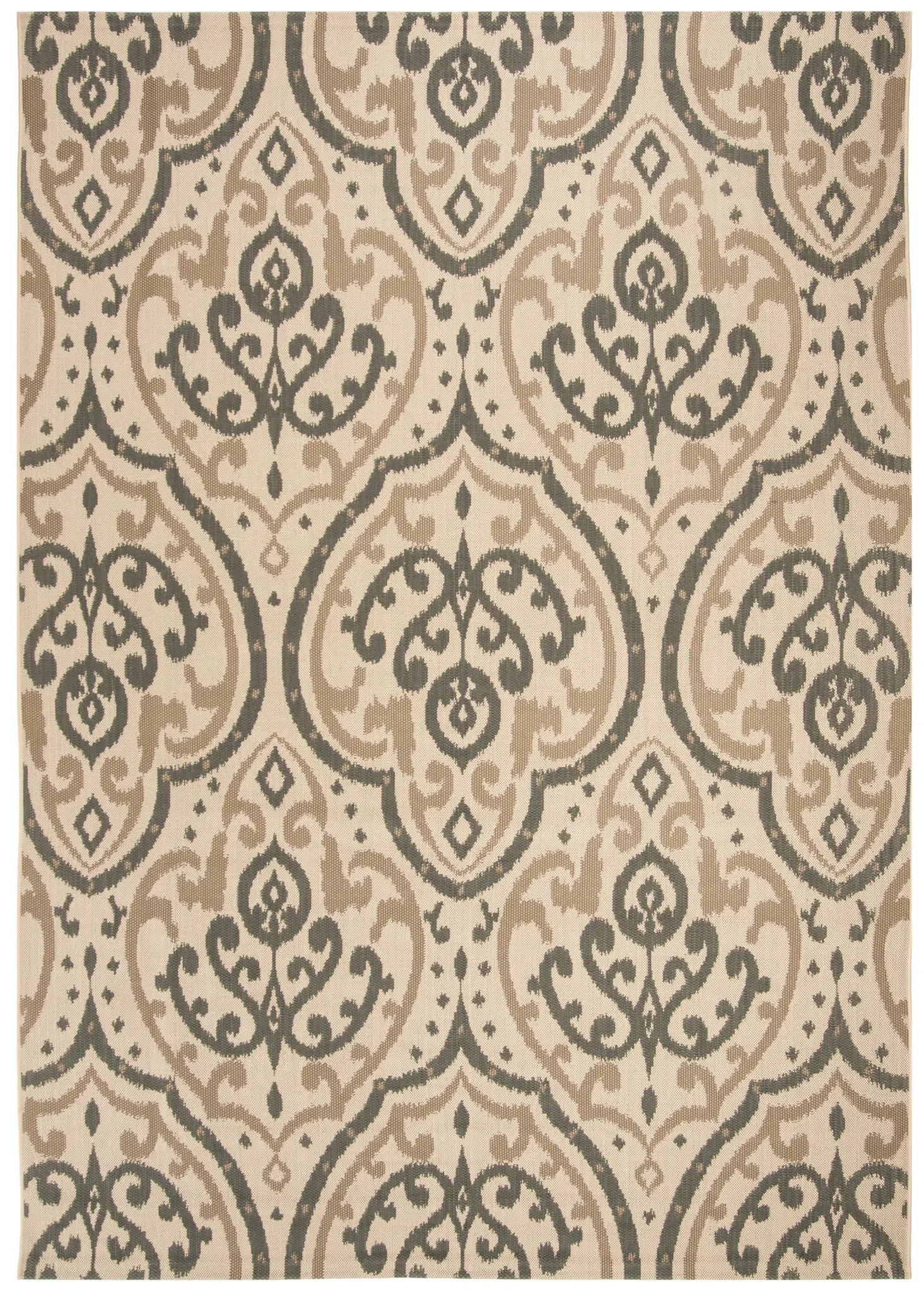 Martha Stewart Veranda Ikat Damask Outdoor Rug