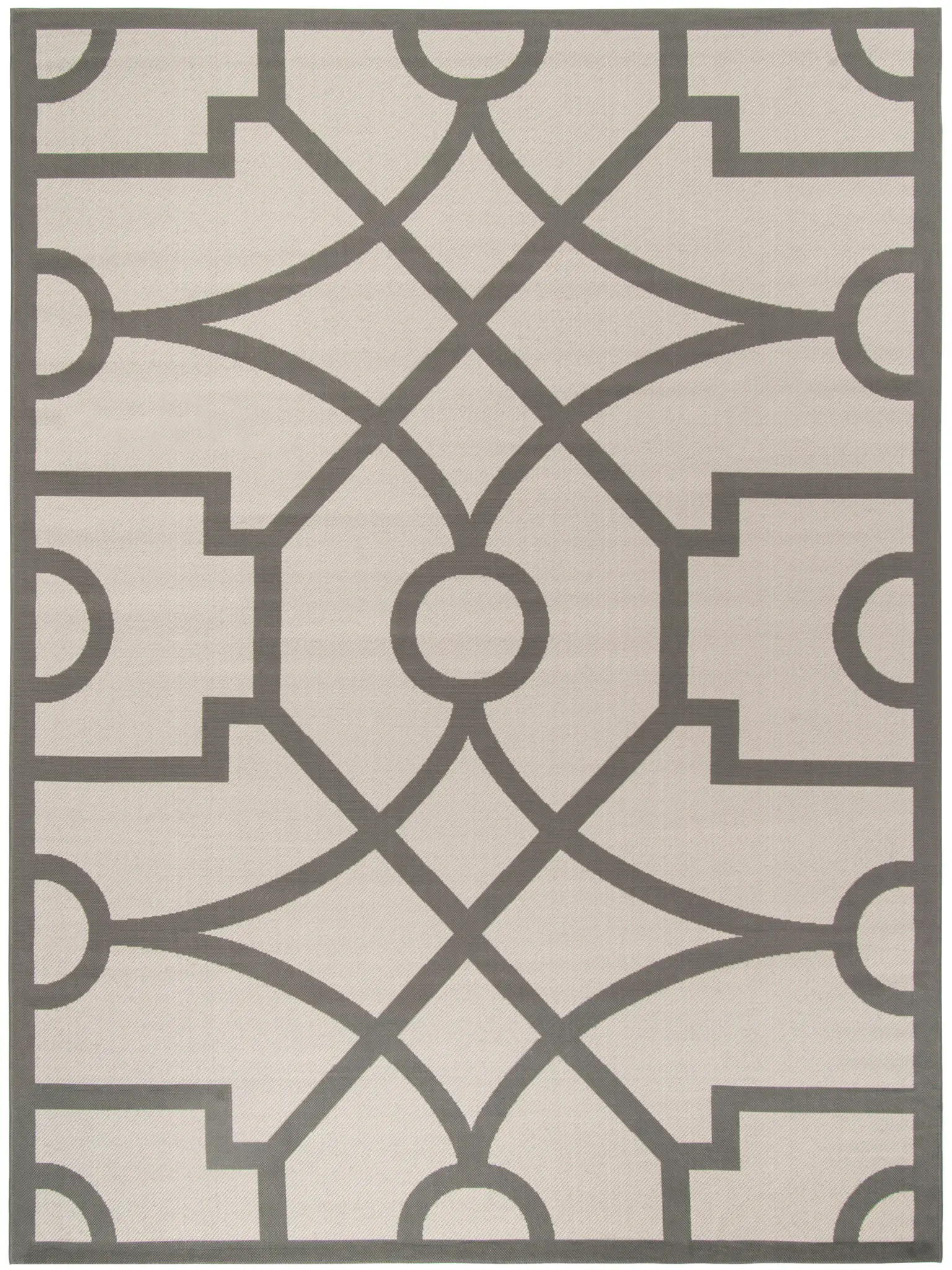 Martha Stewart Geometric Trellis Outdoor Rug