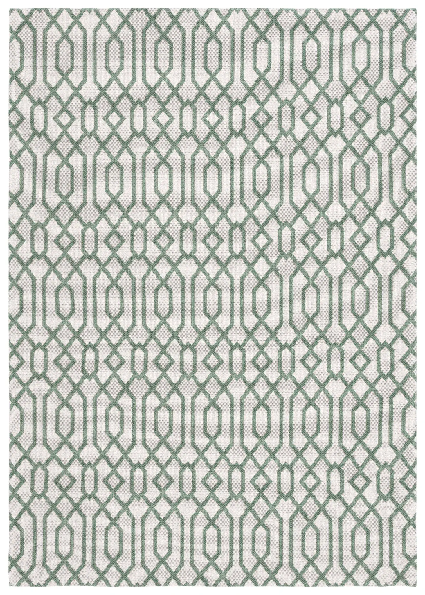 Martha Stewart Interlocking Lattice Cotton Rug