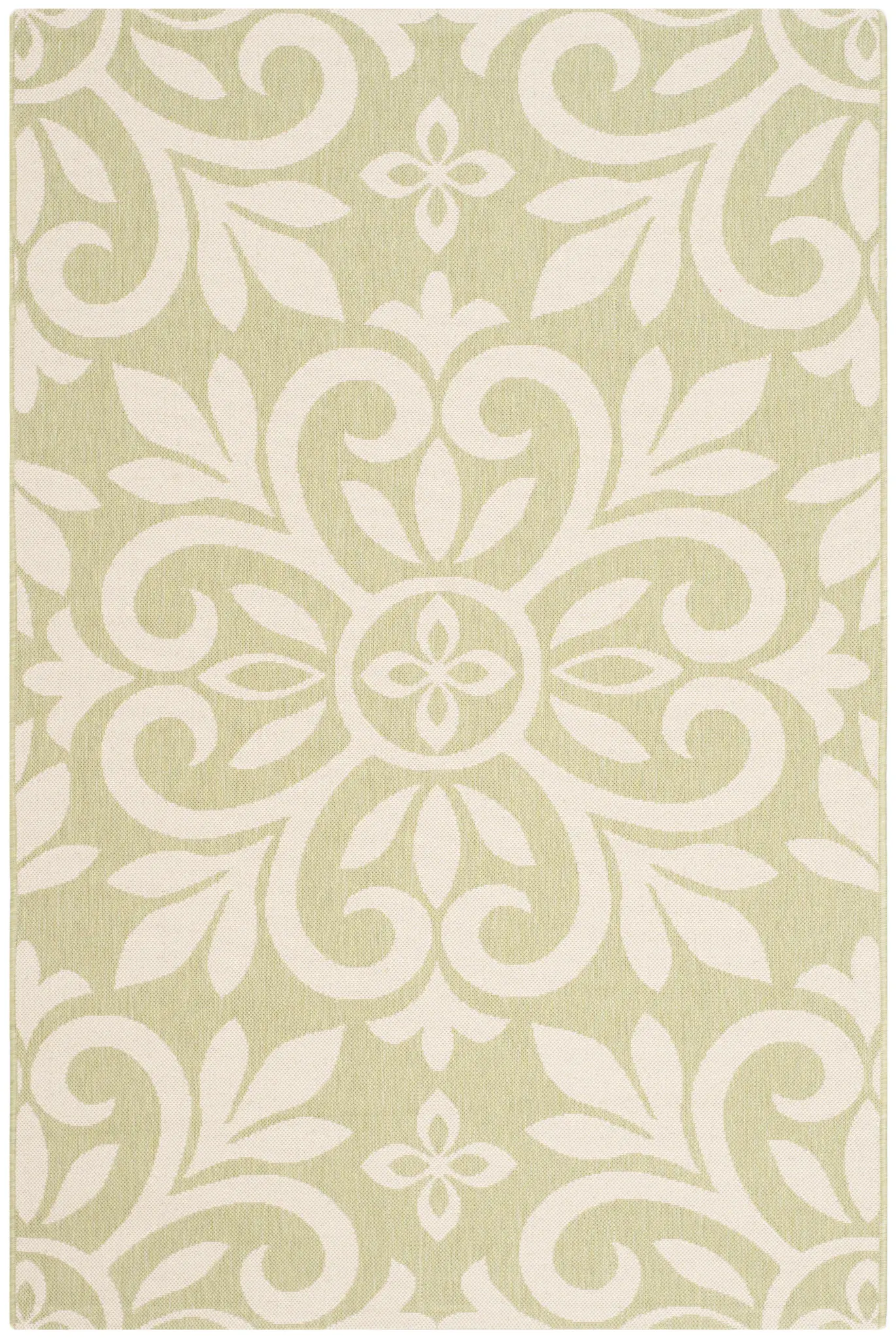 Martha Stewart Scroll Floral Outdoor Rug