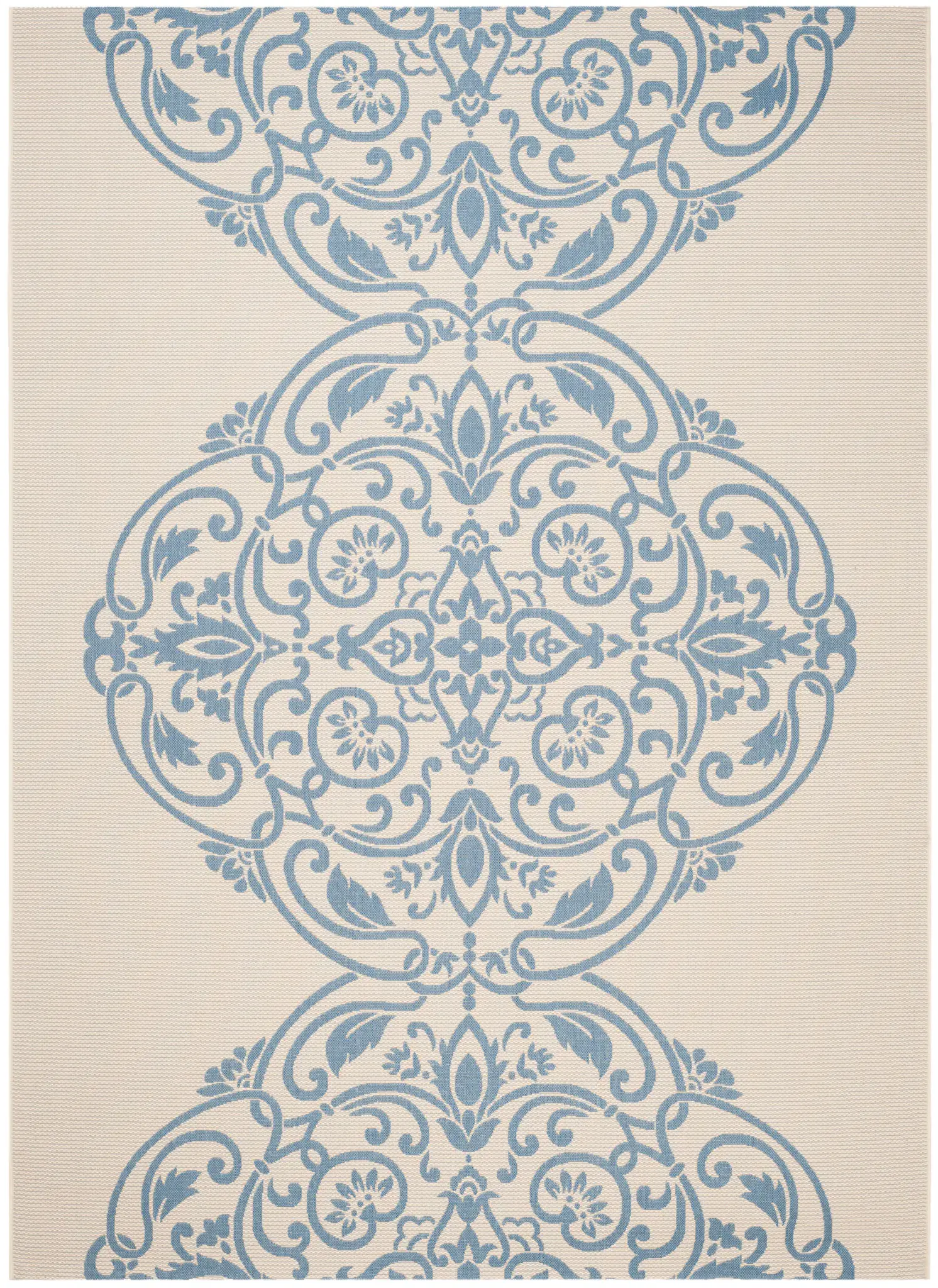 Martha Stewart Scrolling Medallion Outdoor Rug