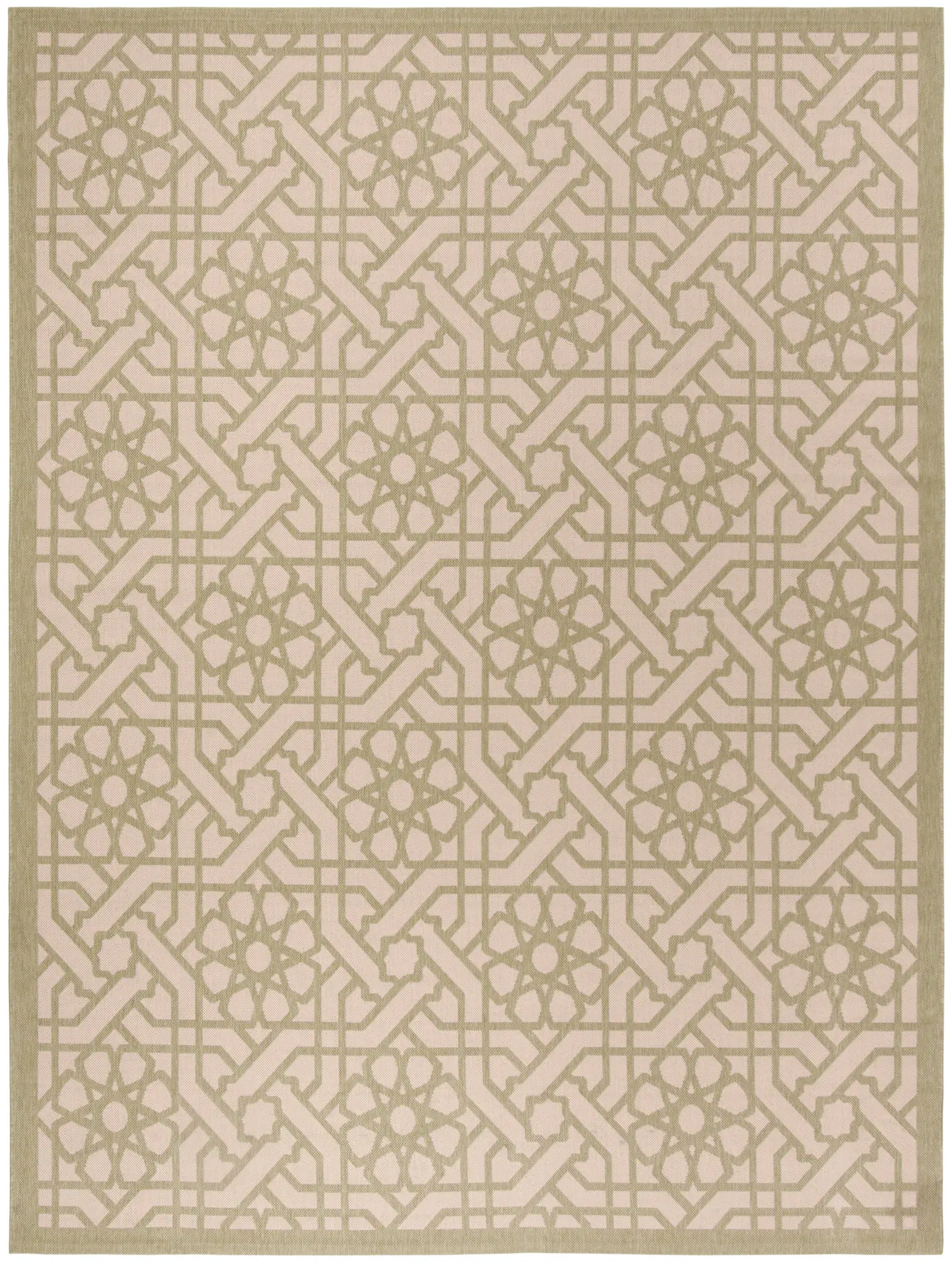 Martha Stewart Geometric Lattice Outdoor Rug