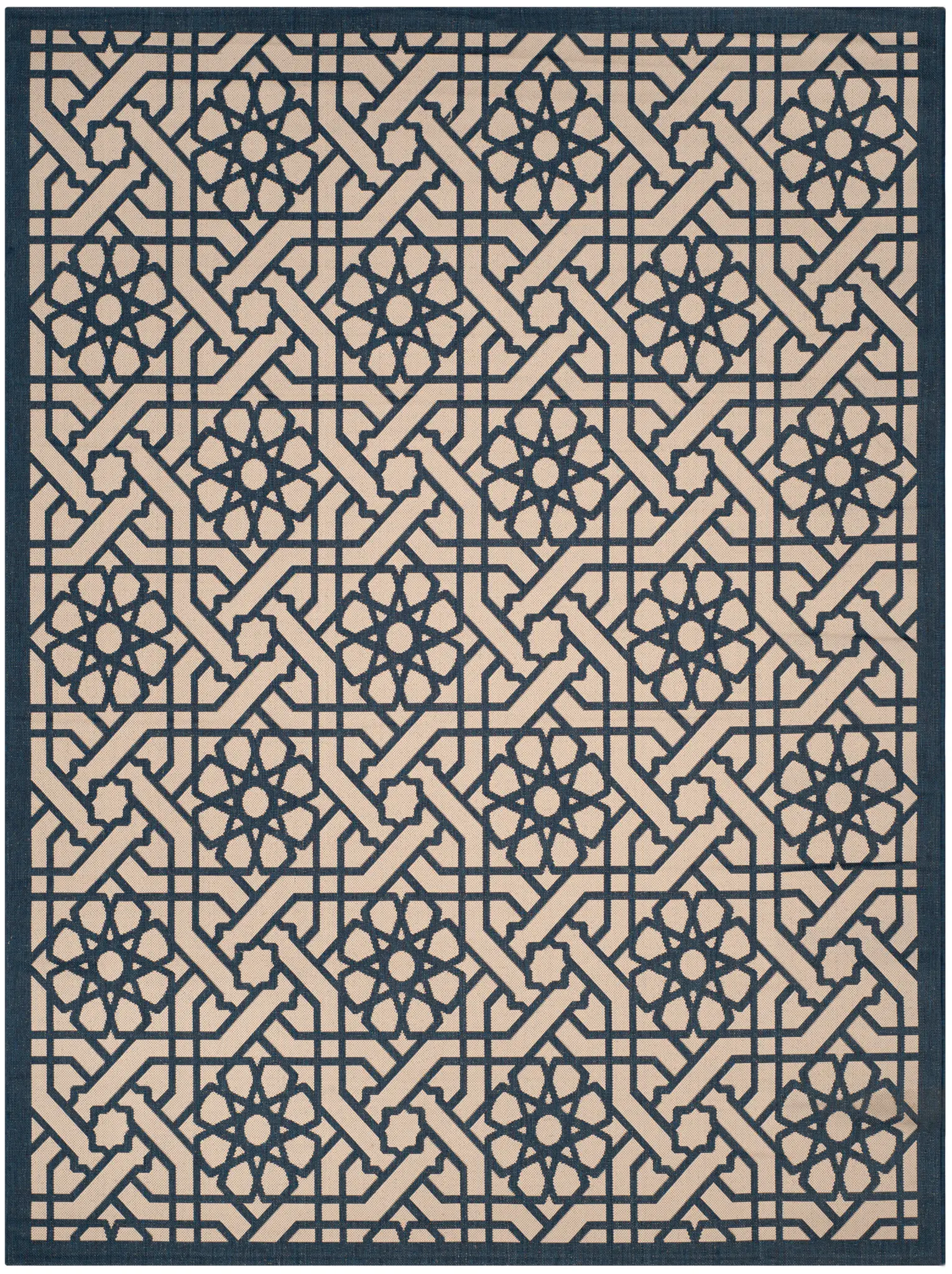 Martha Stewart Geometric Lattice Outdoor Rug