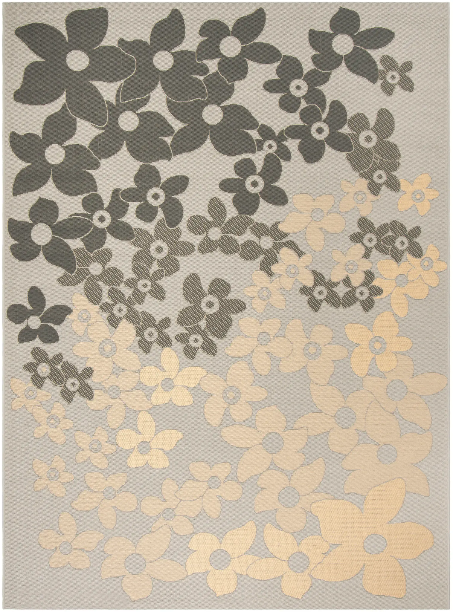 Martha Stewart Scattered Floral Outdoor Rug