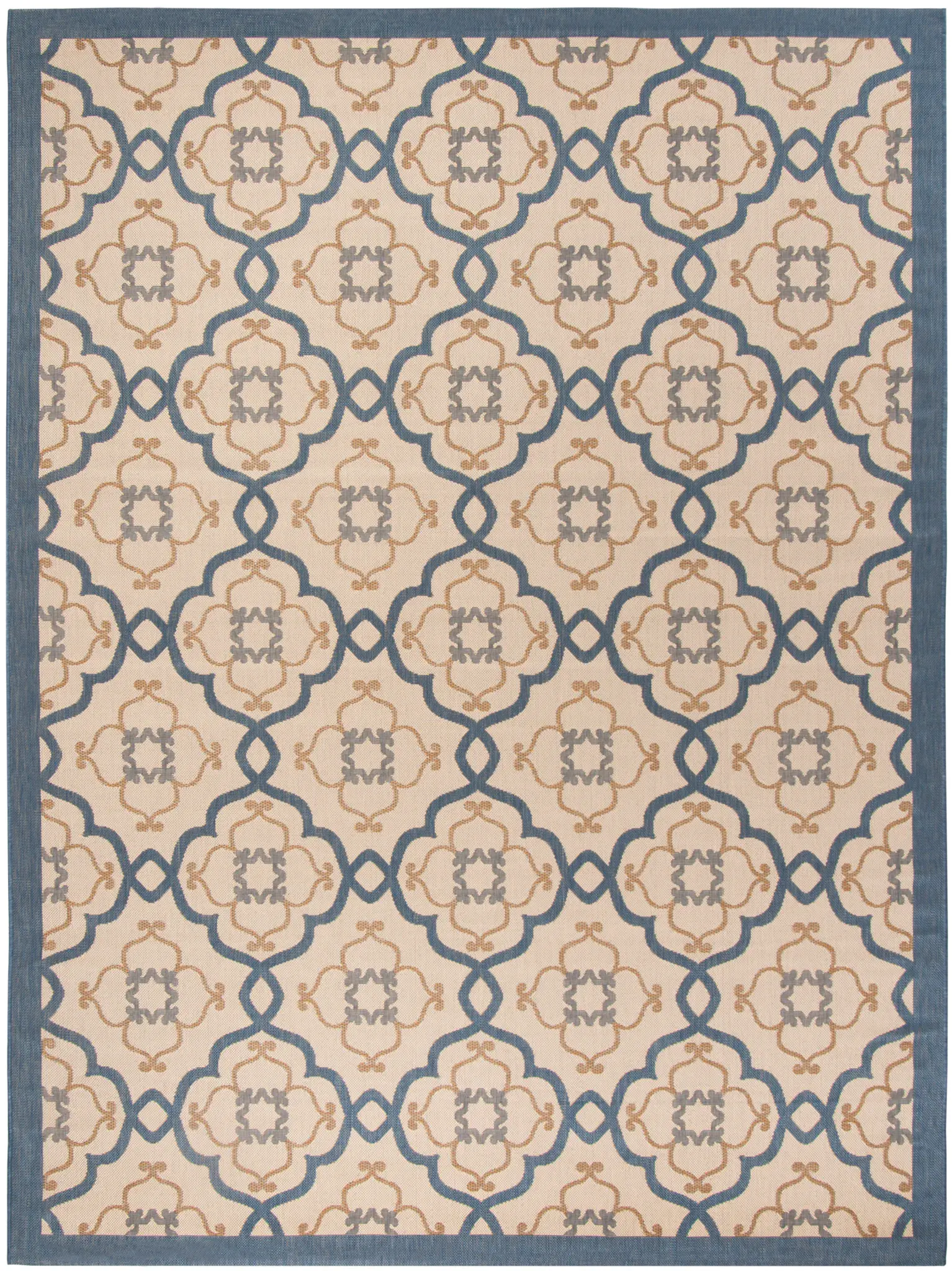 Martha Stewart Lattice Border Outdoor Rug