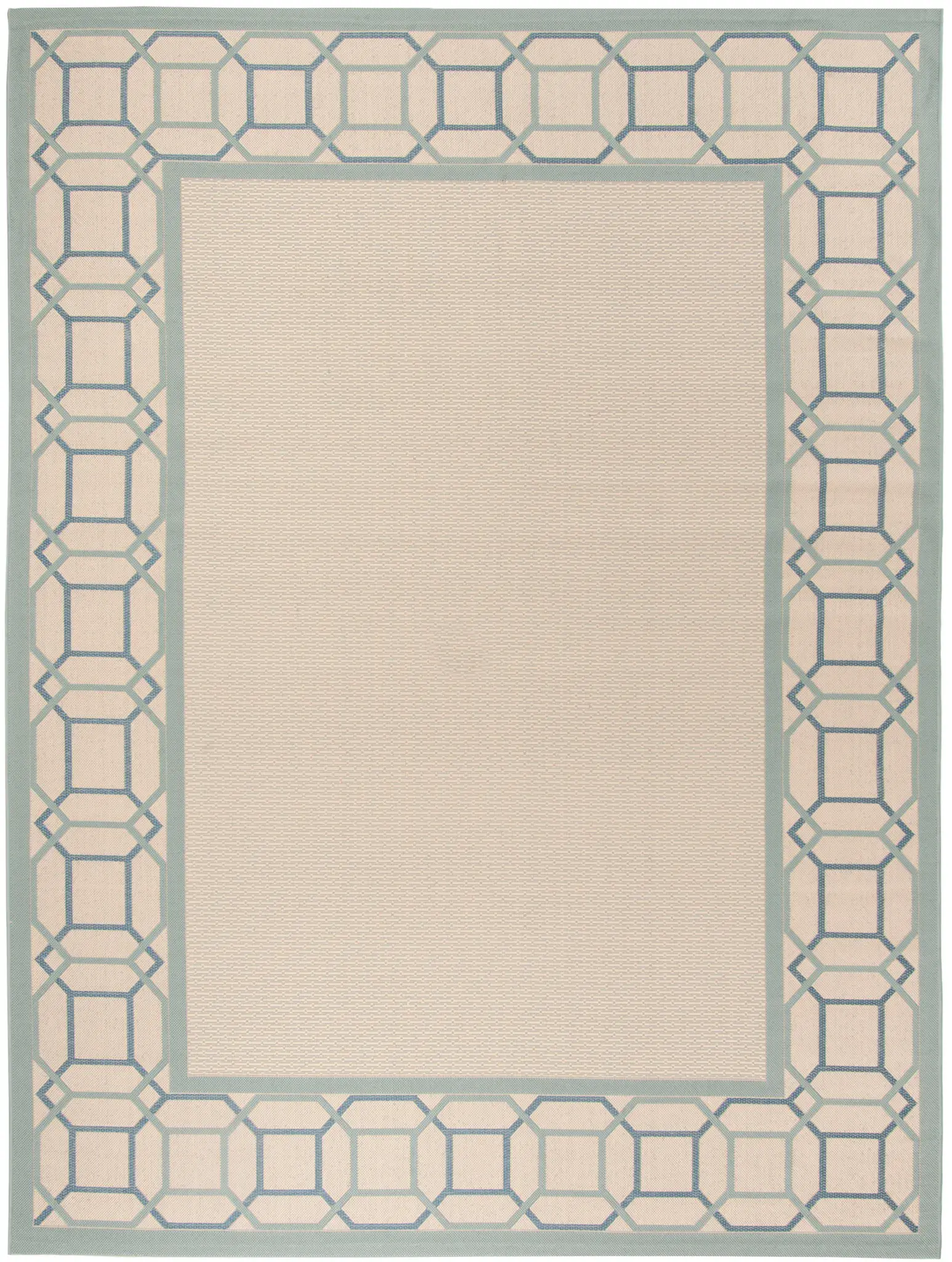 Martha Stewart Facet Border Outdoor Rug