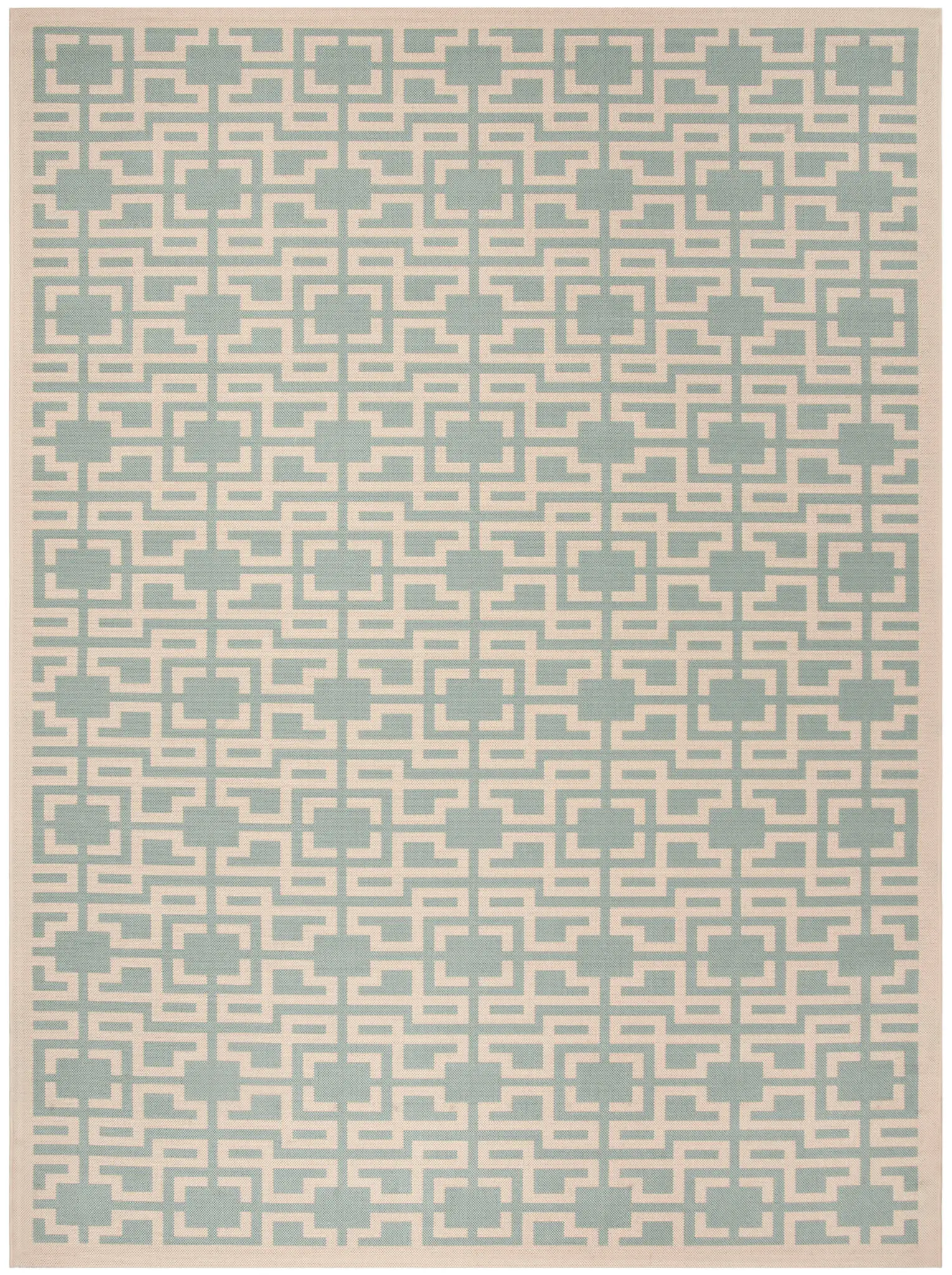 Martha Stewart Interlocking Grid Outdoor Rug