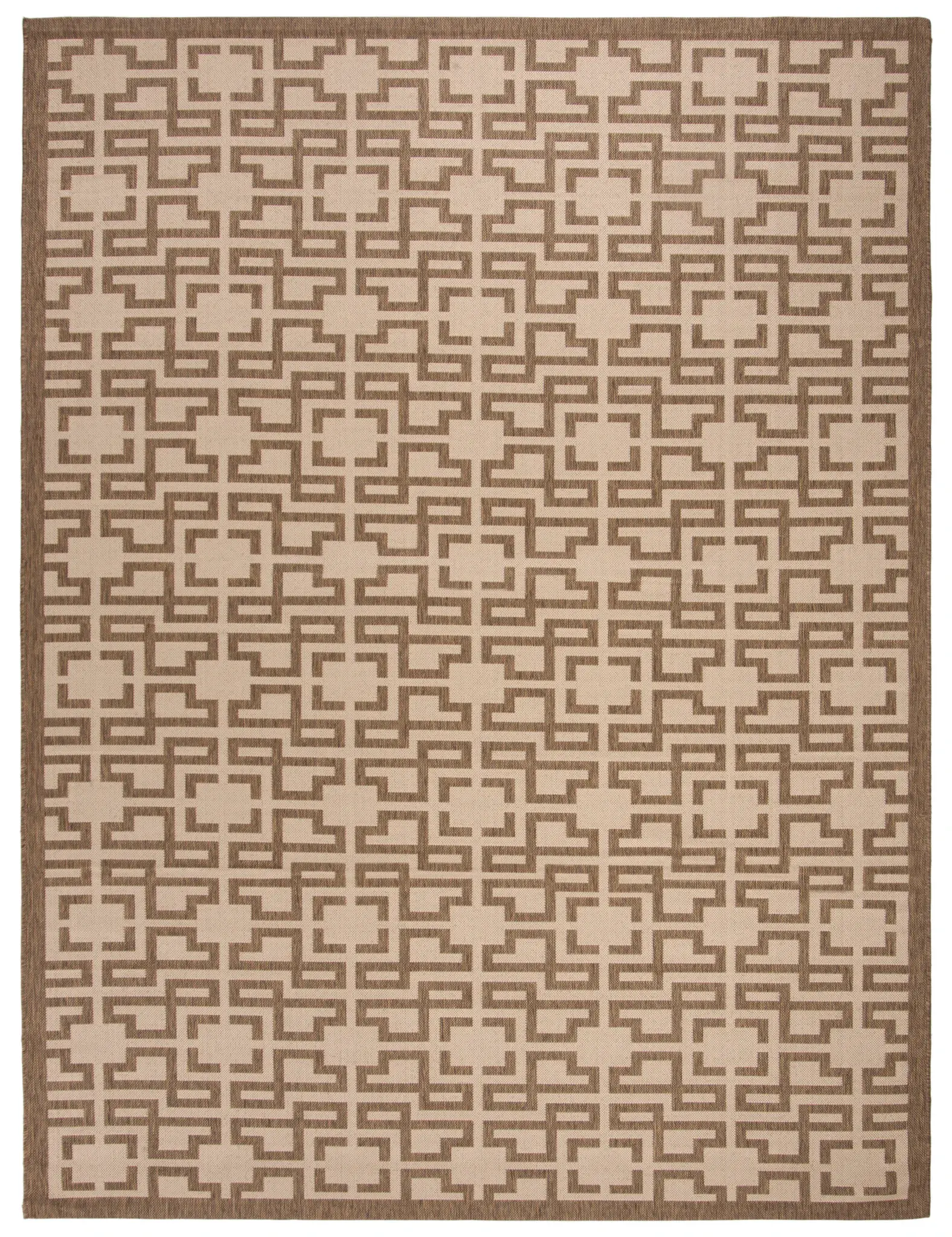 Martha Stewart Interlocking Grid Outdoor Rug