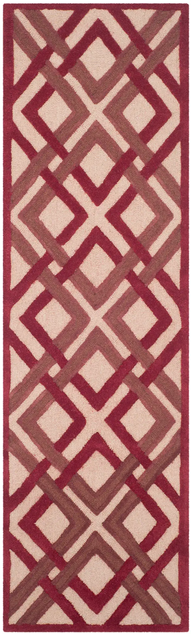 Martha Stewart Woven Trellis Hand-Tufted Wool Outdoor Rug