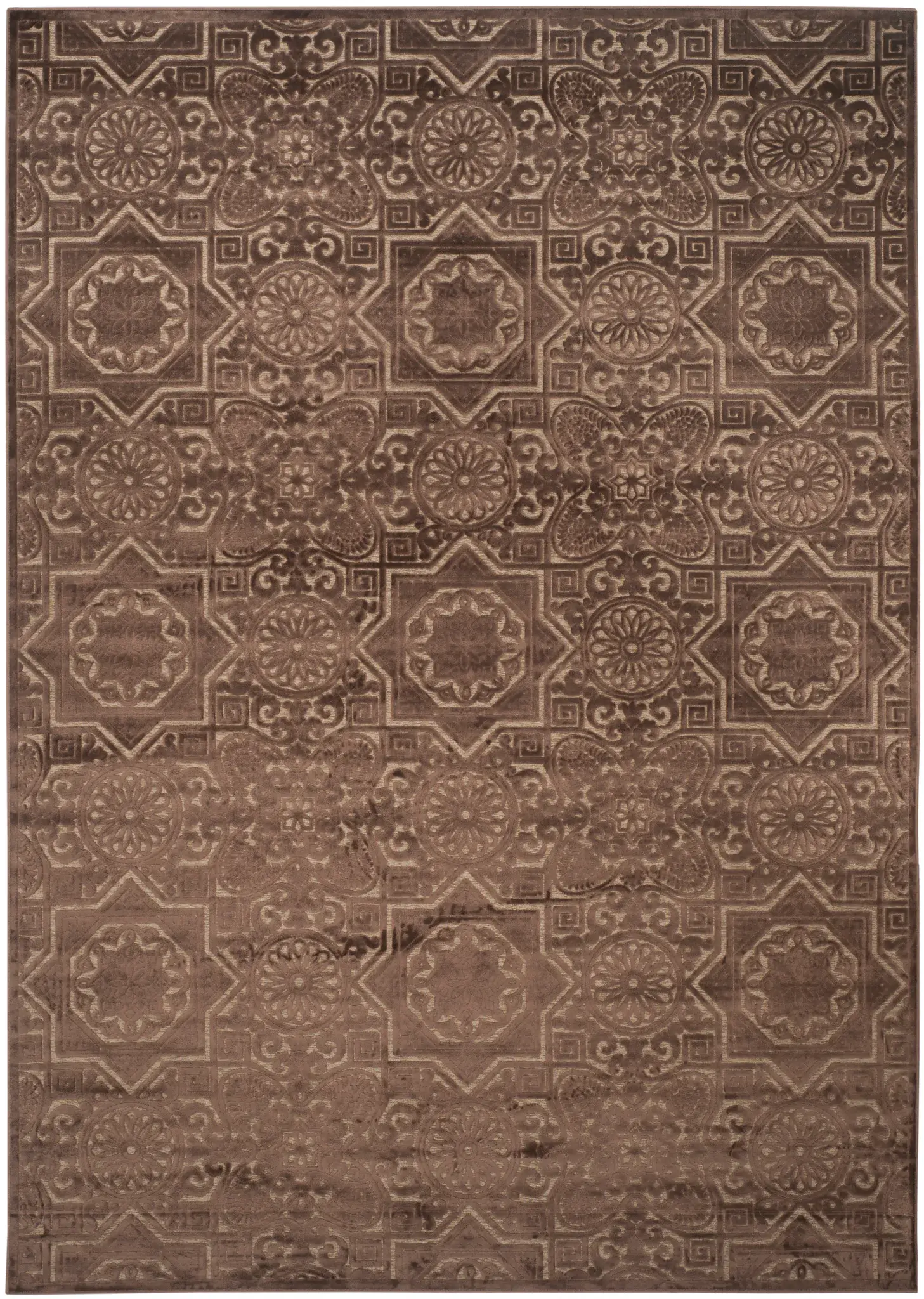 Martha Stewart Geometric Tile Rug
