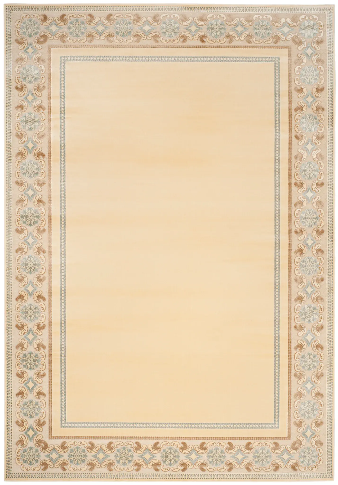 Martha Stewart Floral Border Rug