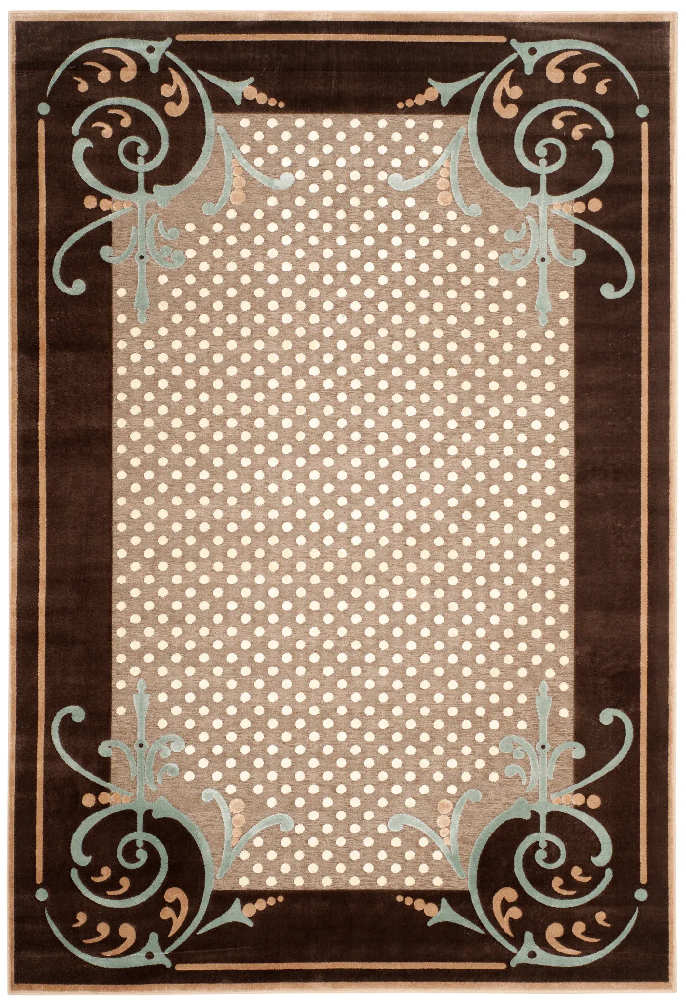 Martha Stewart Dotted Scrollwork Rug