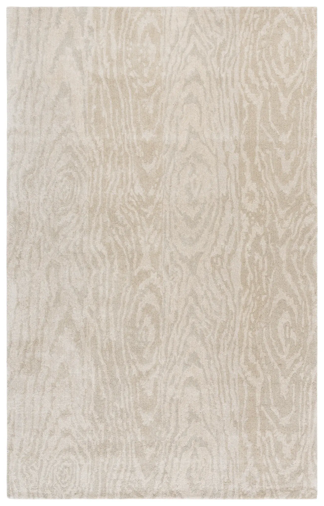 Martha Stewart Woodgrain Hand-Tufted Wool Outdoor Rug