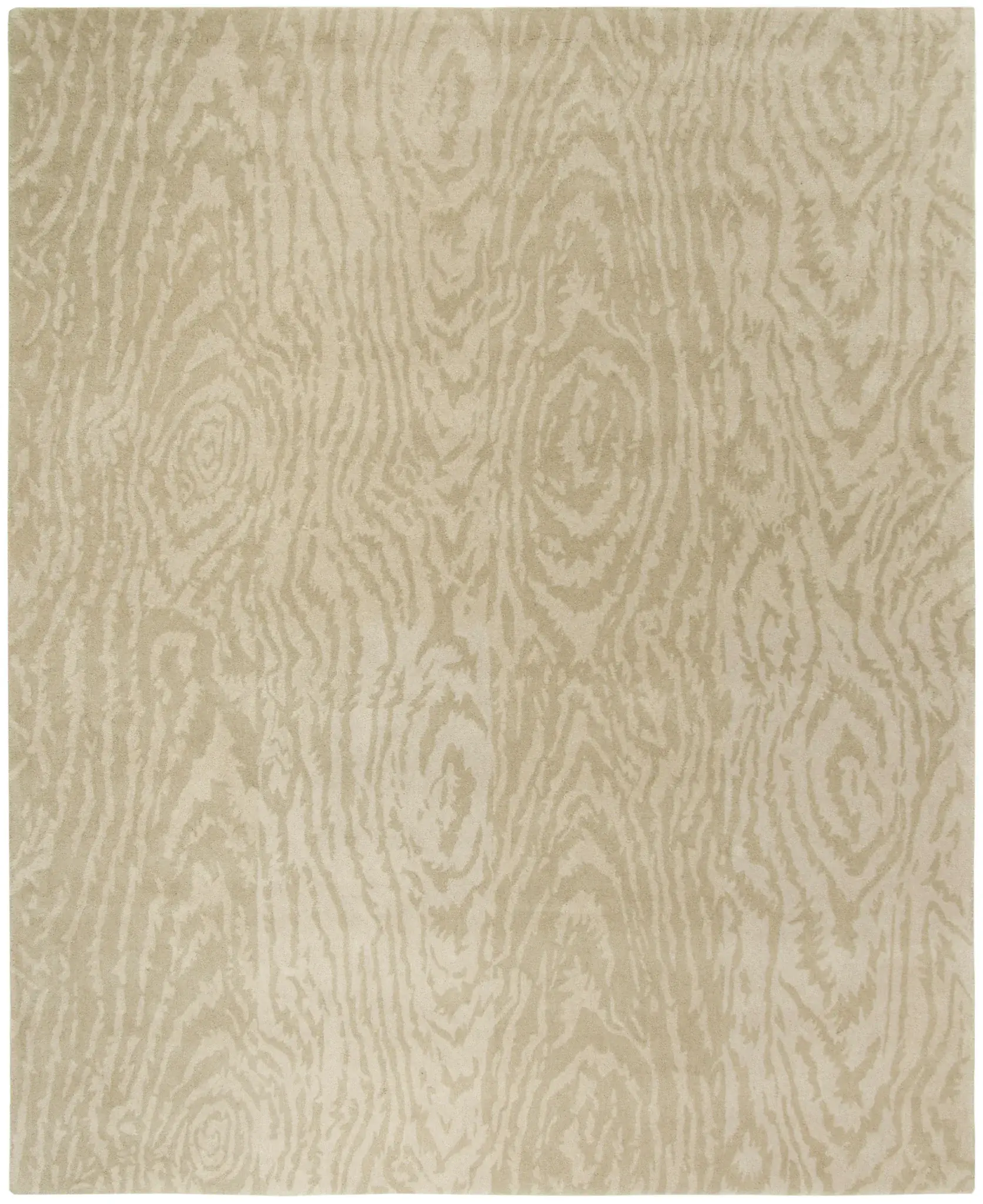 Martha Stewart Woodgrain Hand-Tufted Wool Outdoor Rug