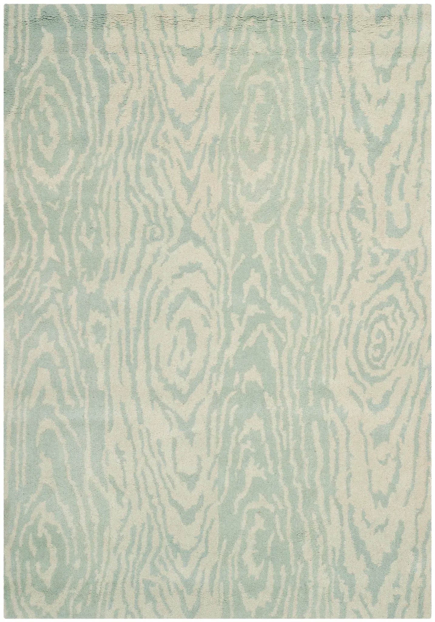 Martha Stewart Woodgrain Hand-Tufted Wool Outdoor Rug