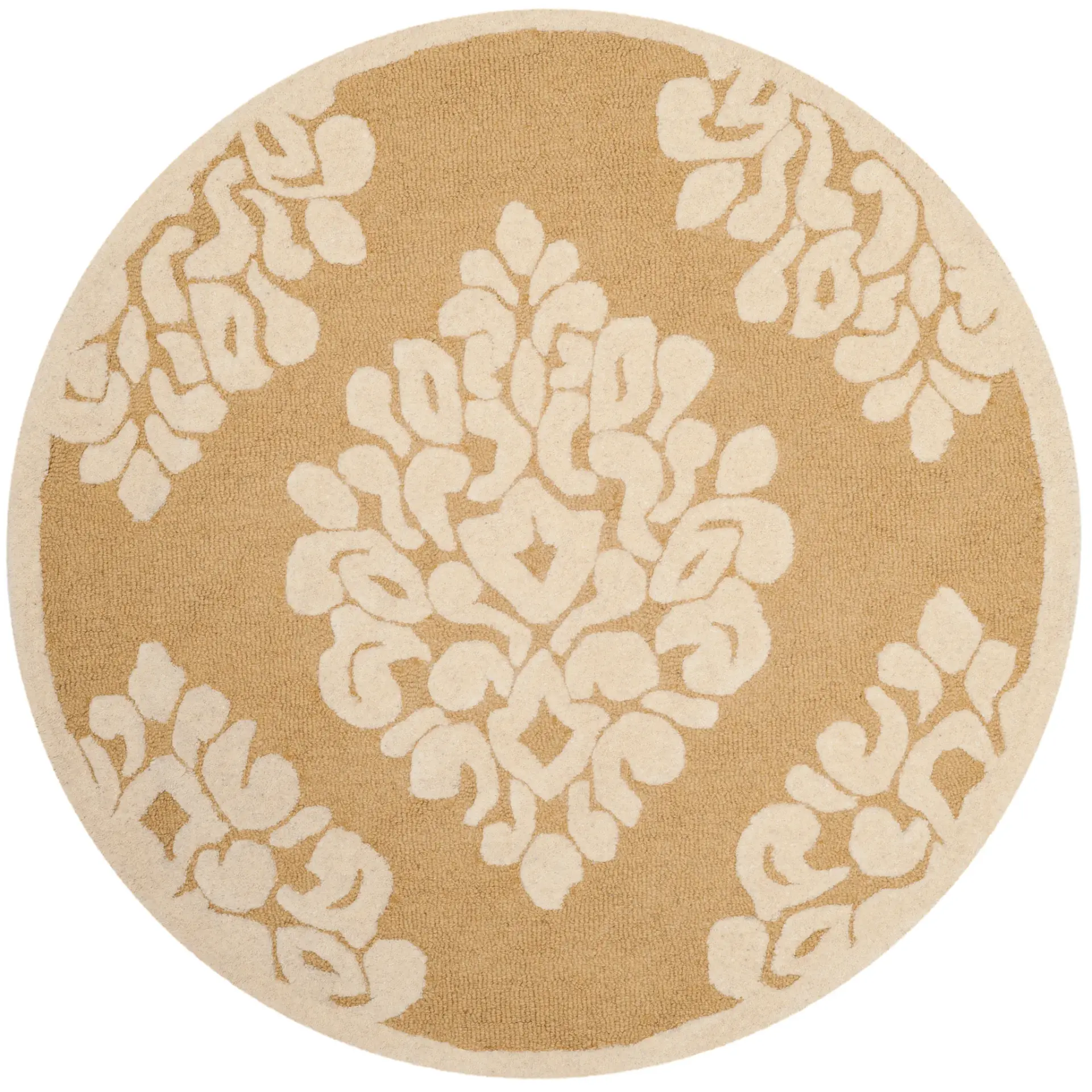 Martha Stewart Damask Hand-Tufted Wool Outdoor Rug