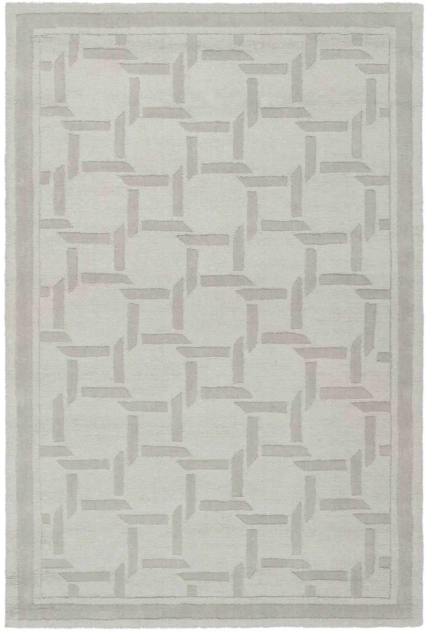 Martha Stewart Strapwork Lattice Wool Outdoor Rug