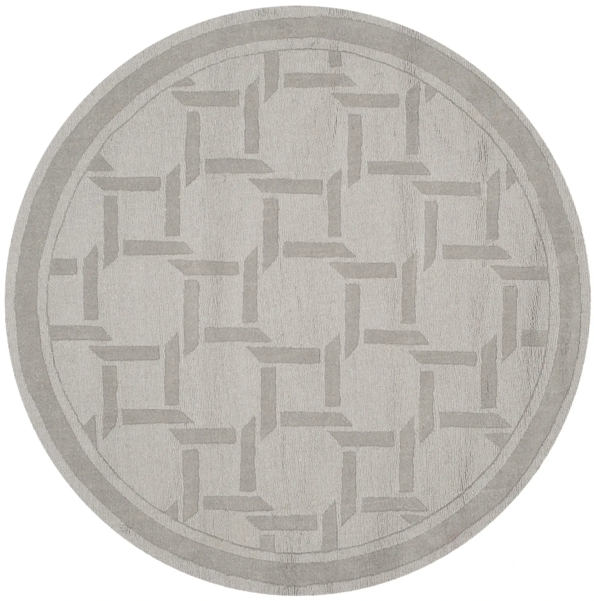 Martha Stewart Strapwork Lattice Wool Outdoor Rug