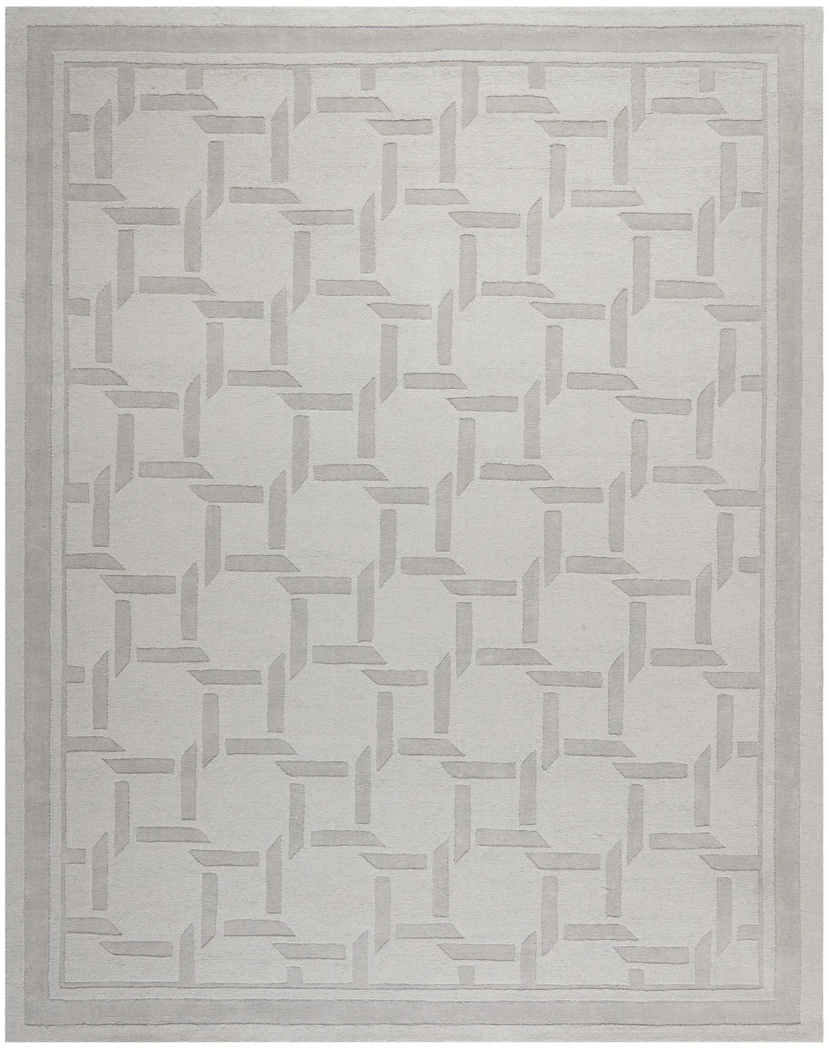 Martha Stewart Strapwork Lattice Wool Outdoor Rug