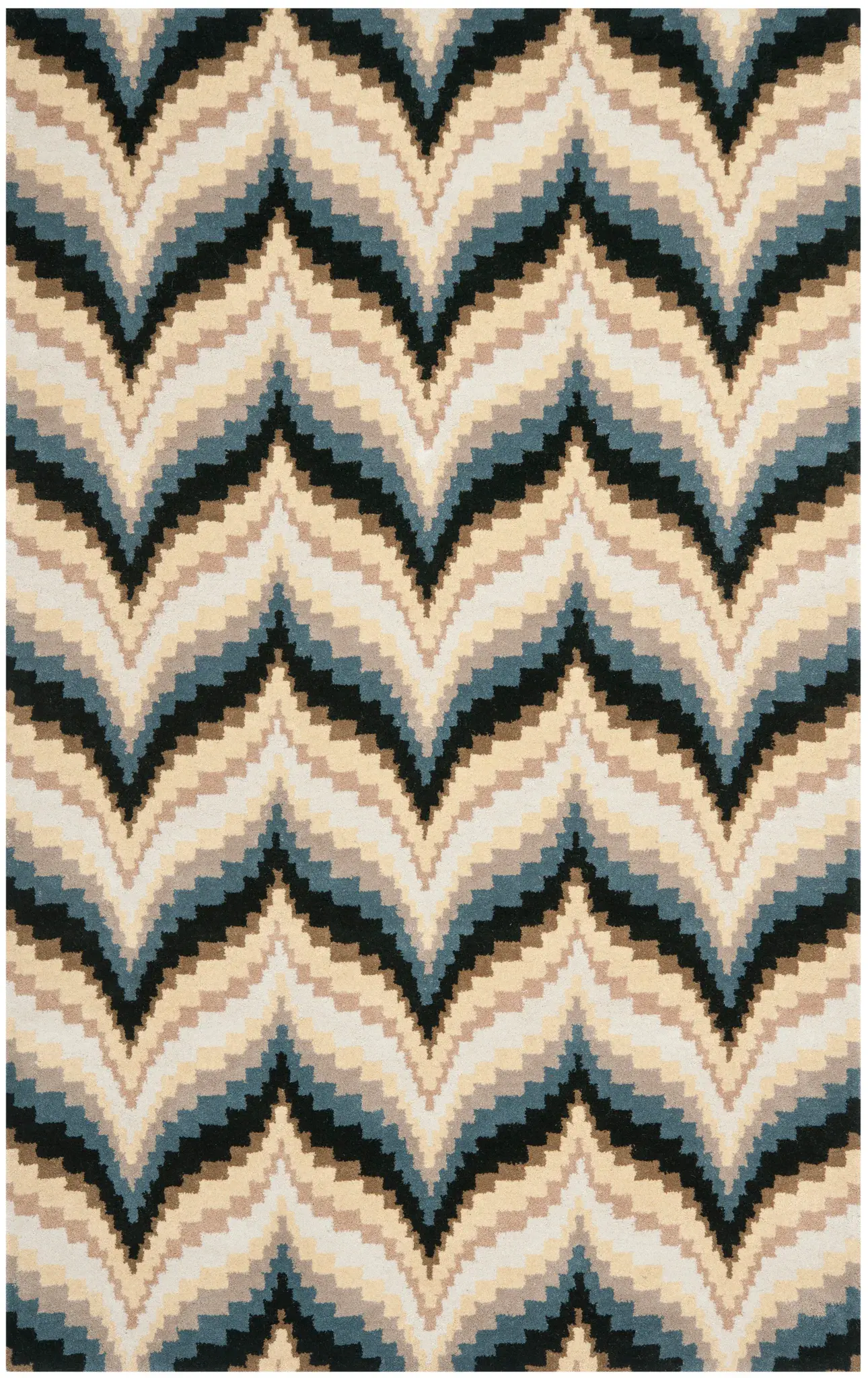 Martha Stewart Wildfire Hand-Tufted Wool Outdoor Rug