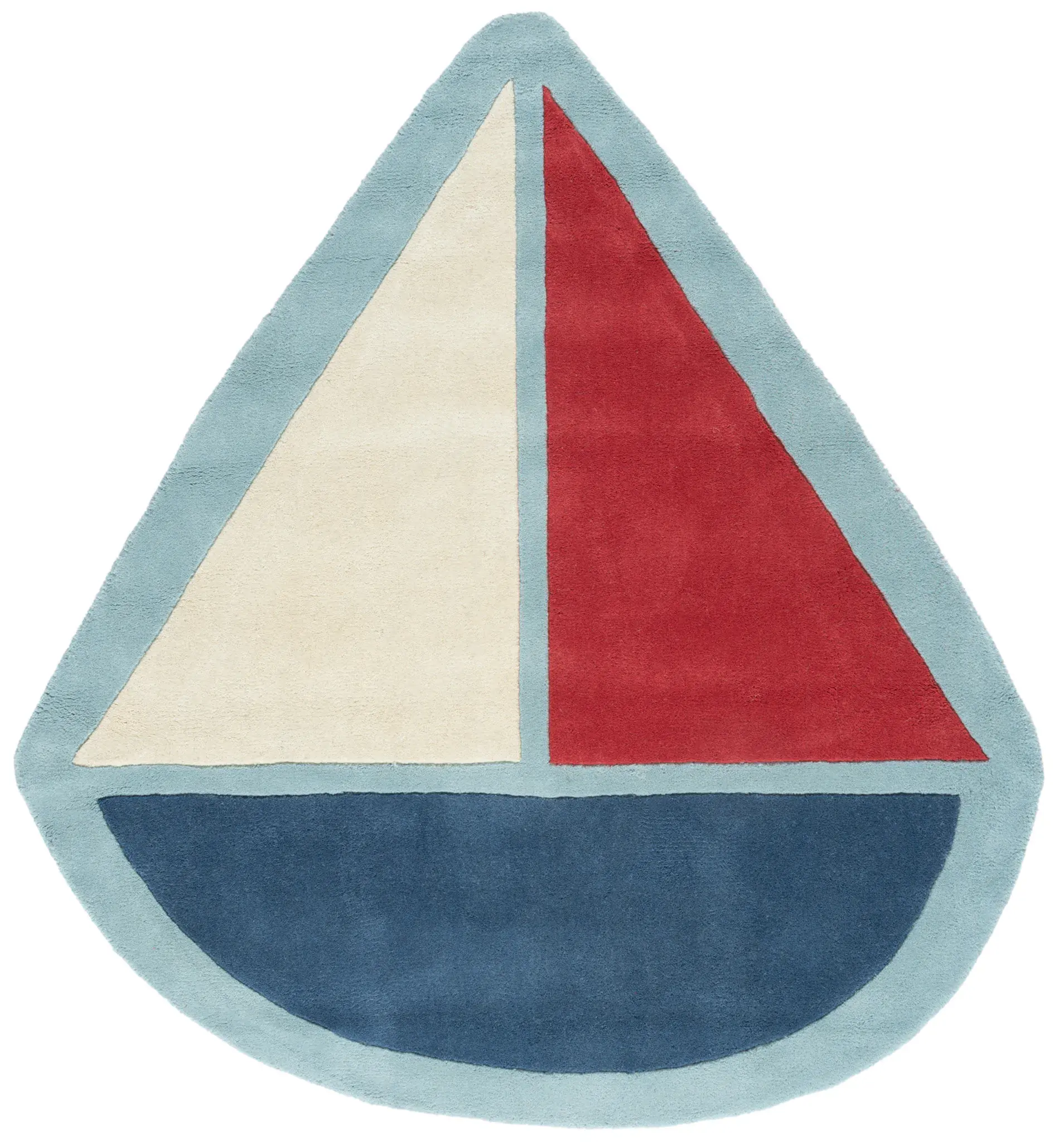 Martha Stewart Sailboat Hand-Tufted Wool Outdoor Rug