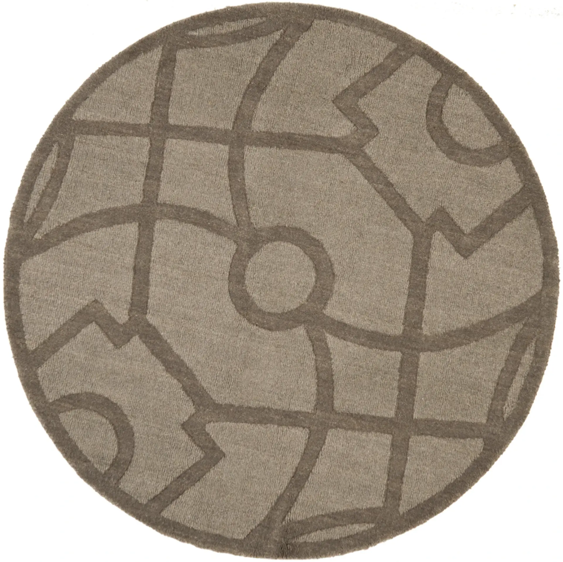 Martha Stewart Trellis Hand-Tufted Wool Outdoor Rug