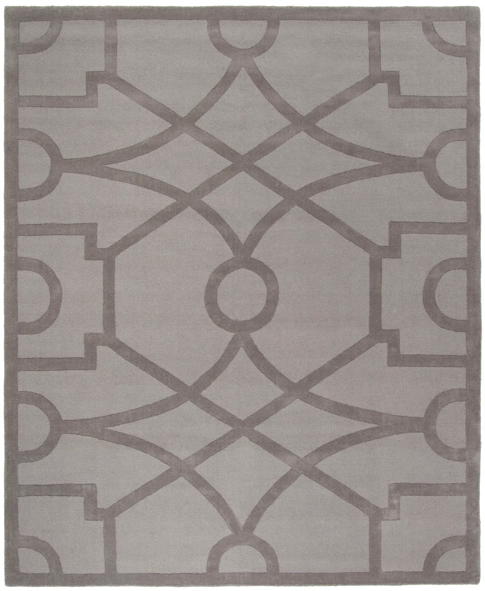 Martha Stewart Trellis Hand-Tufted Wool Outdoor Rug