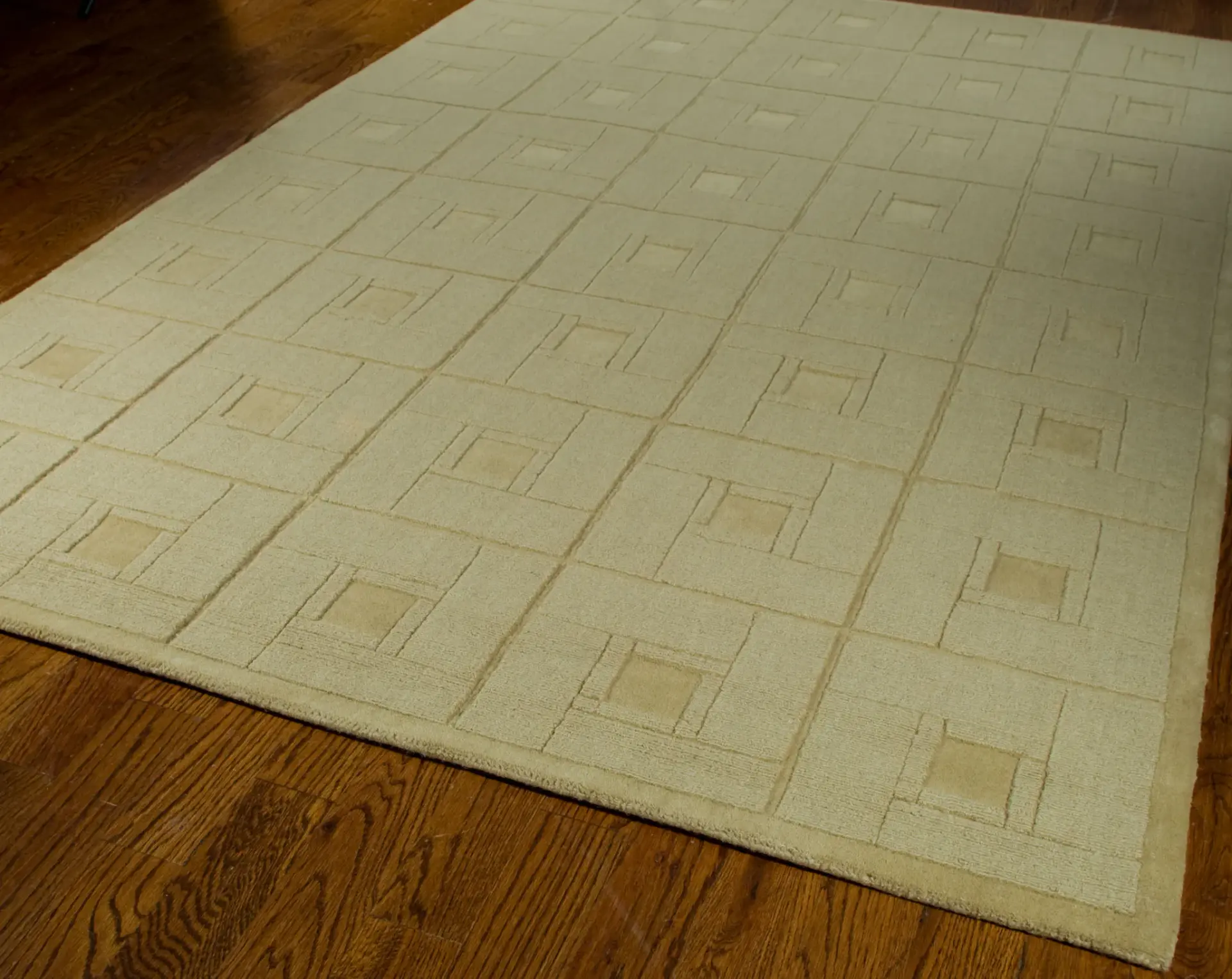 Martha Stewart Square Knot Wool Outdoor Rug