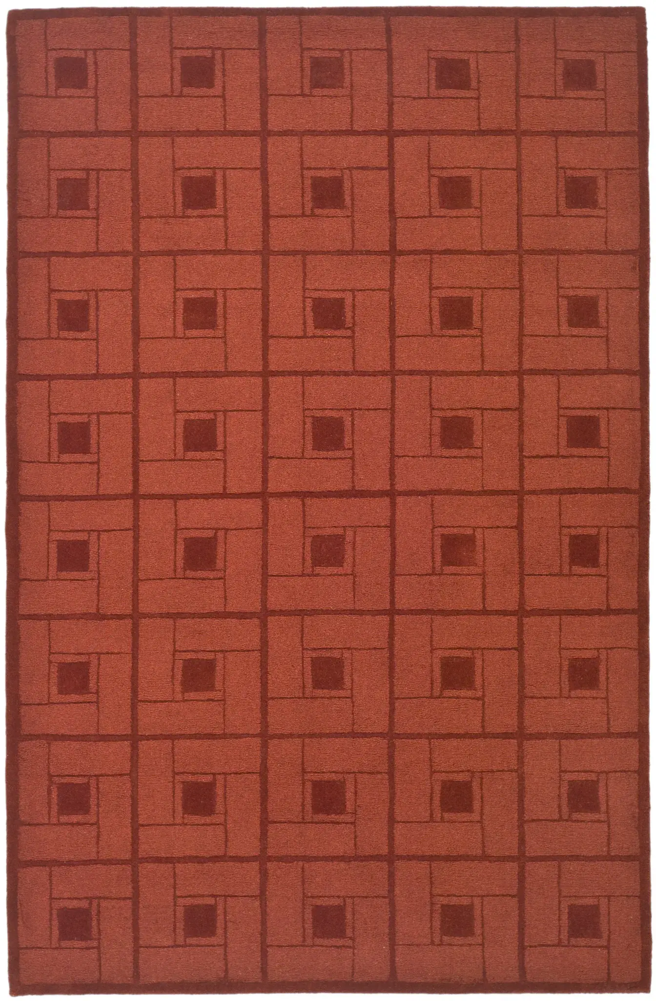 Martha Stewart Square Knot Wool Outdoor Rug