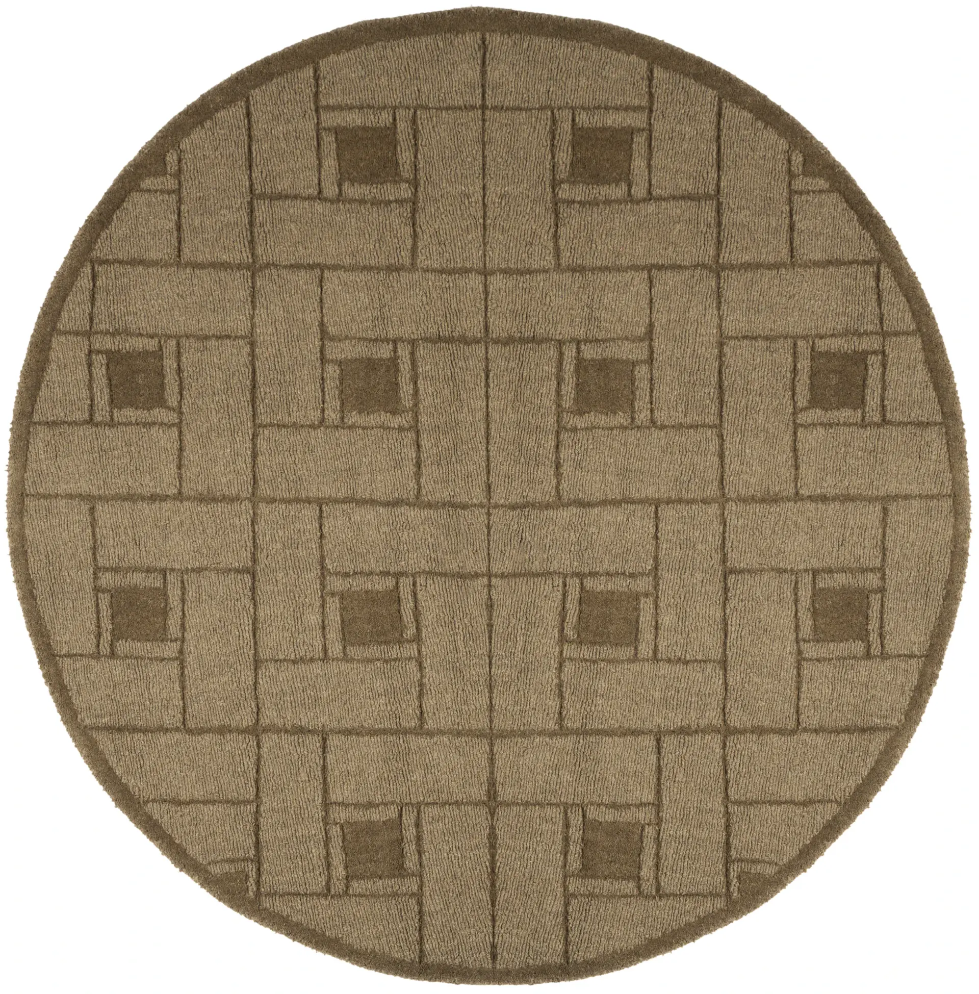 Martha Stewart Square Knot Wool Outdoor Rug