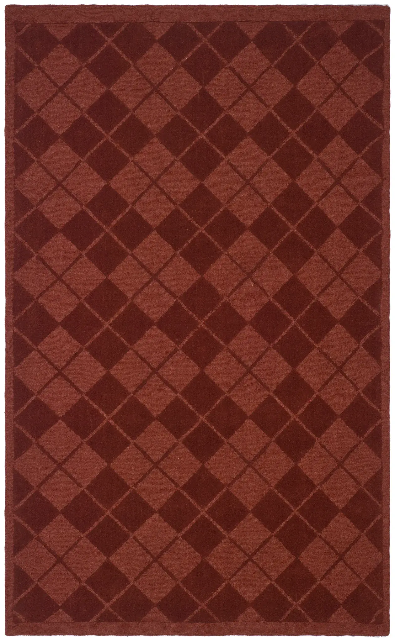 Martha Stewart Diamond Hand-Tufted Wool Outdoor Rug