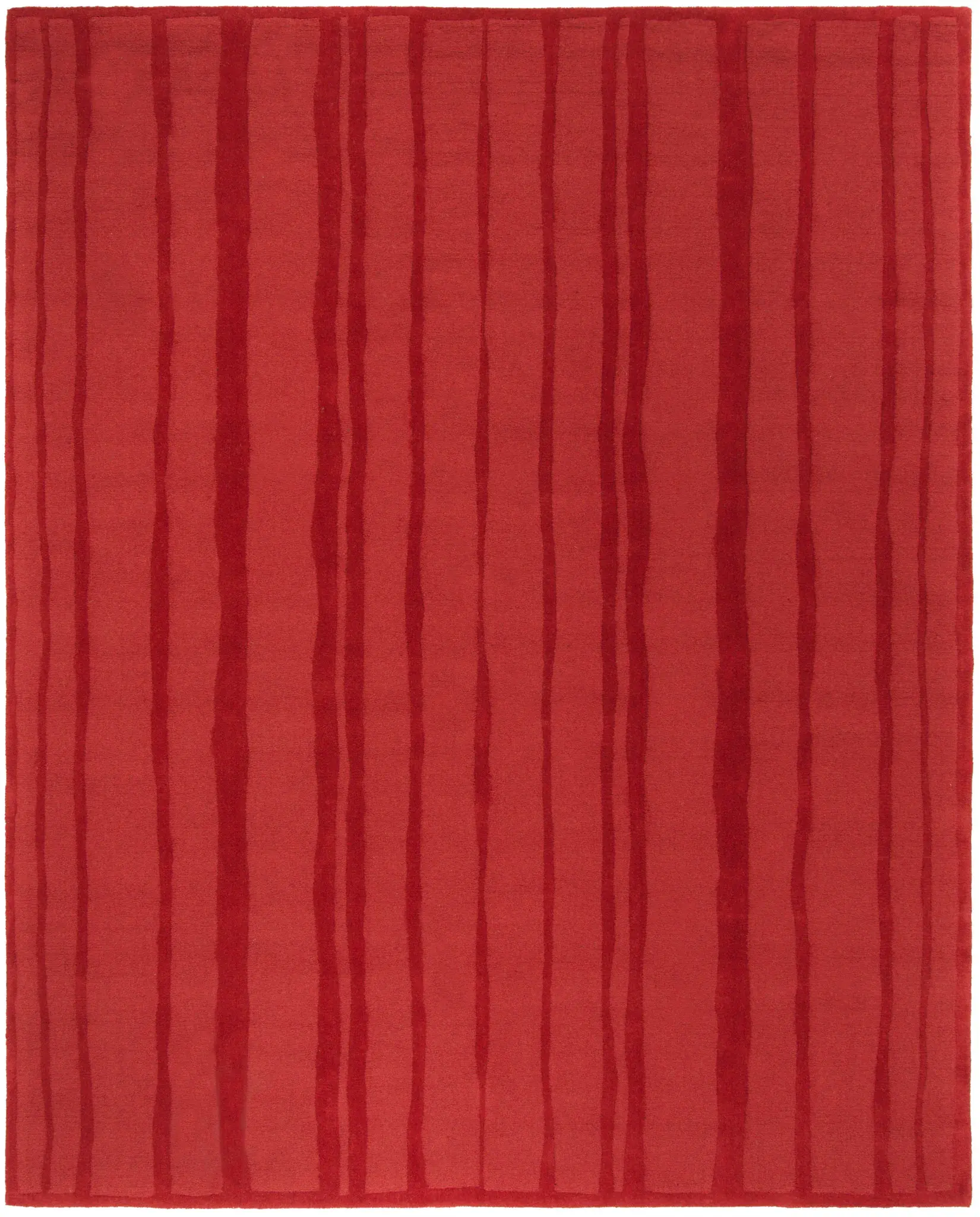 Martha Stewart Organic Stripe Hand-Tufted Wool Outdoor Rug