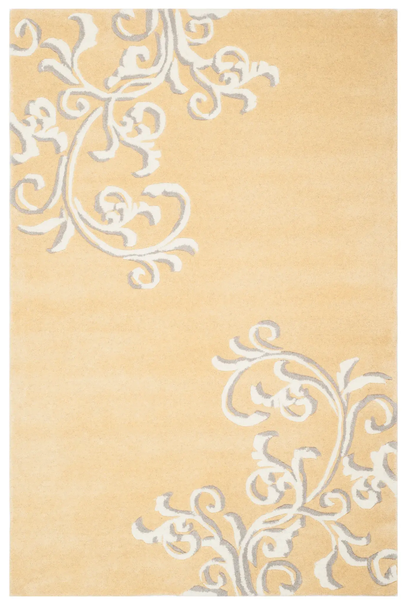 Martha Stewart Scrolling Vine Hand-Tufted Wool Outdoor Rug