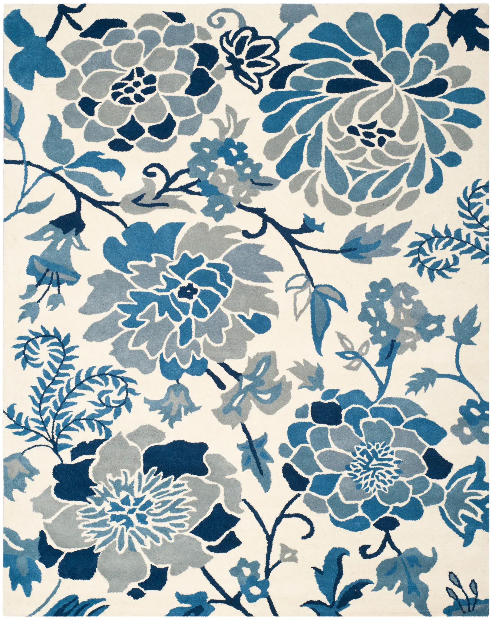 Martha Stewart Modern Floral Outdoor Rug