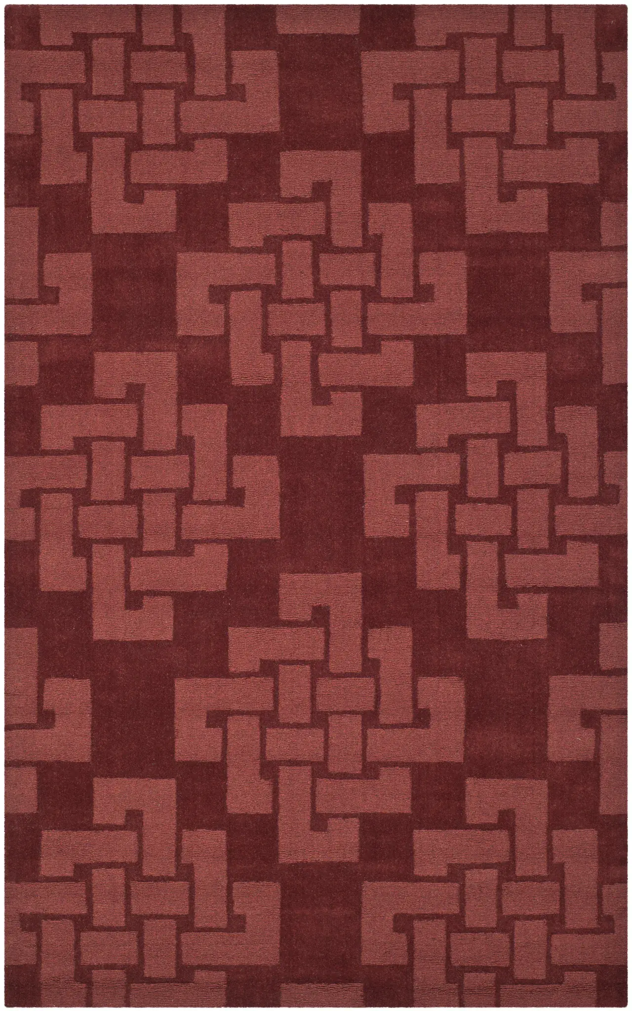Martha Stewart Interlocking Knot Wool Outdoor Rug