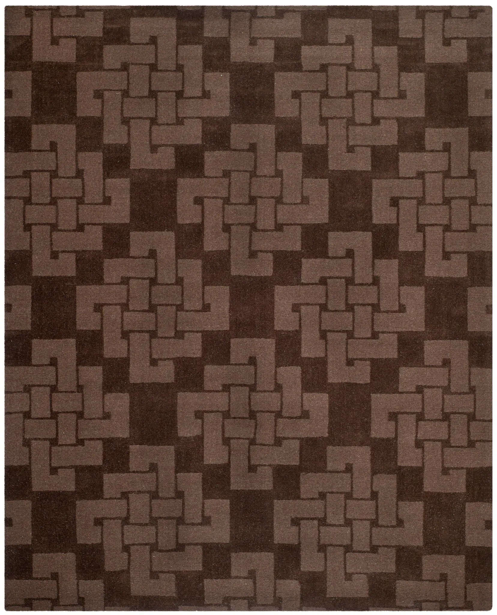 Martha Stewart Interlocking Knot Wool Outdoor Rug