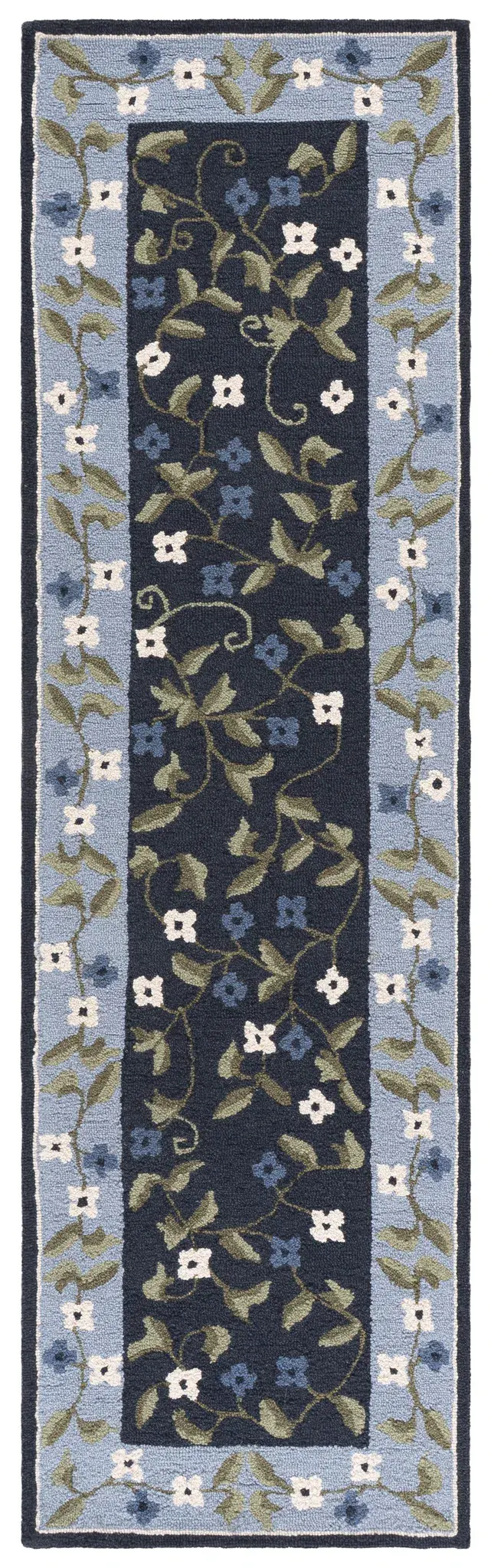Martha Stewart Floral Vine Hand-Tufted Wool Outdoor Rug