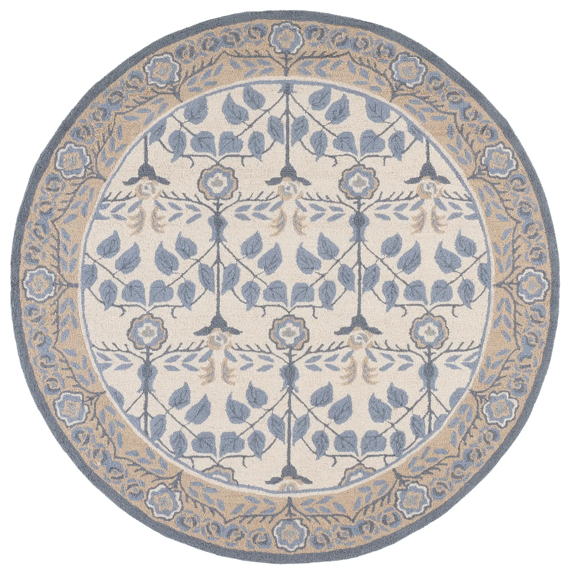 Martha Stewart Botanical Trellis Hand-Tufted Wool Outdoor Rug