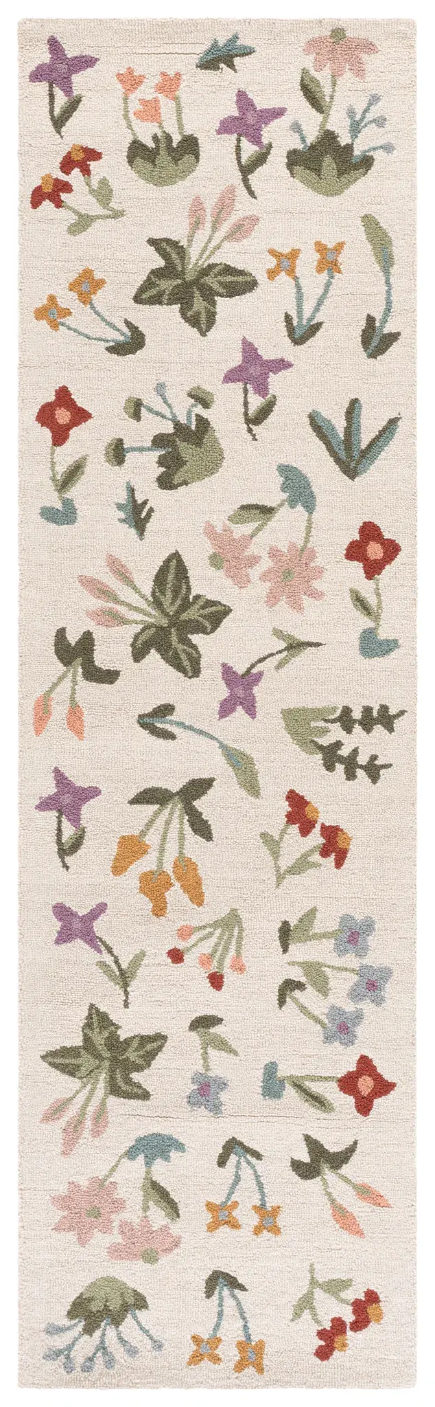 Martha Stewart Farmhouse Floral Hand-Tufted Wool Outdoor Rug